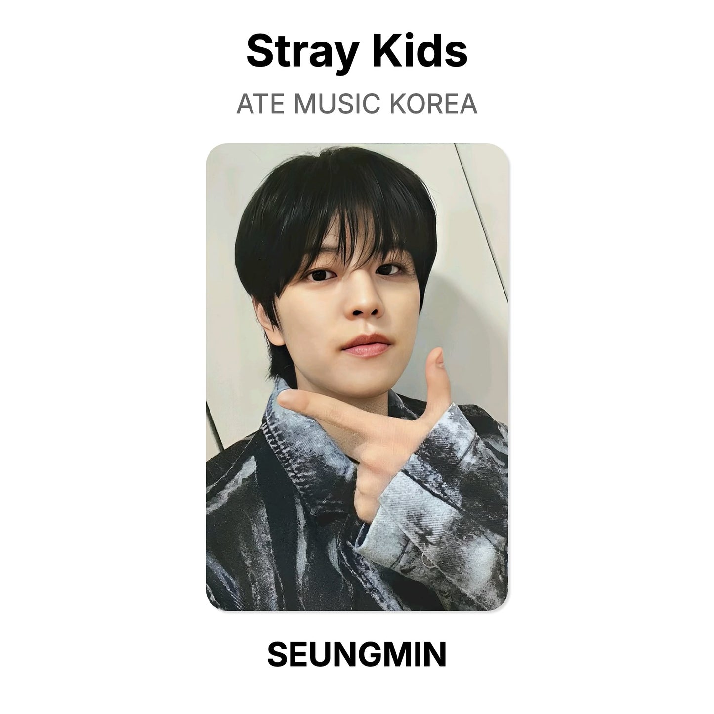 Stray Kids ATE MUSIC KOREA photocard oficial
