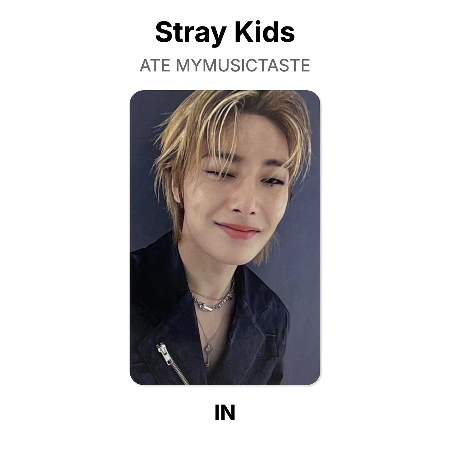 Stray Kids ATE MYMUSICTASTE Offizielle Photocard