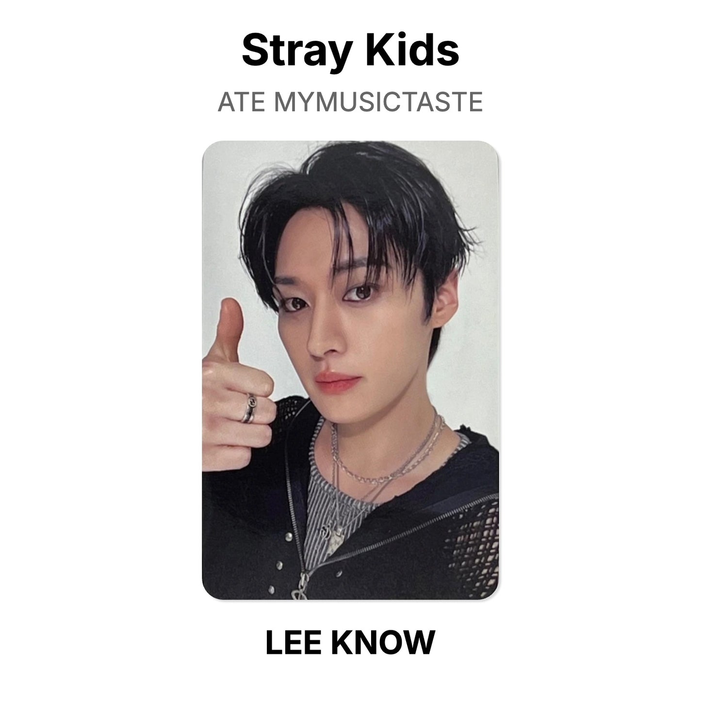 Stray Kids ATE MYMUSICTASTE Offizielle Photocard