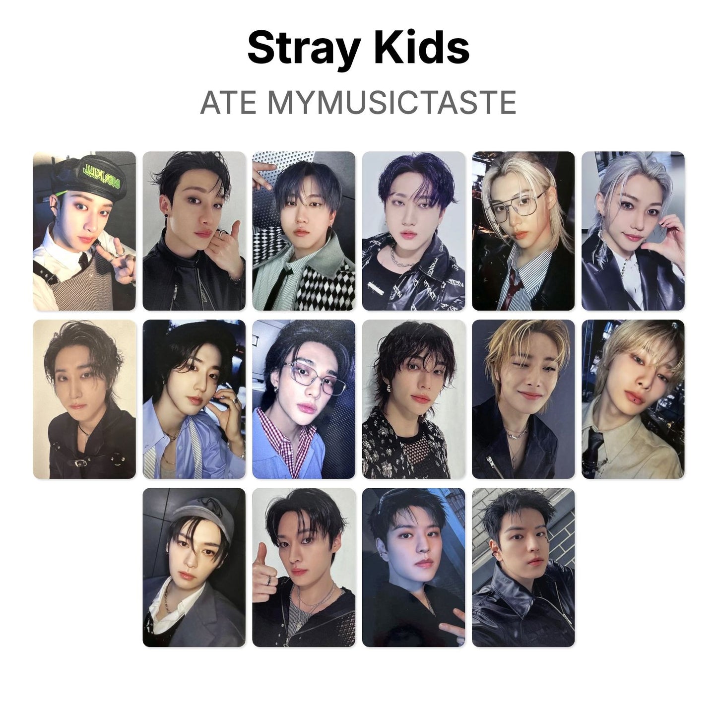 Stray Kids ATE MYMUSICTASTE Offizielle Photocard