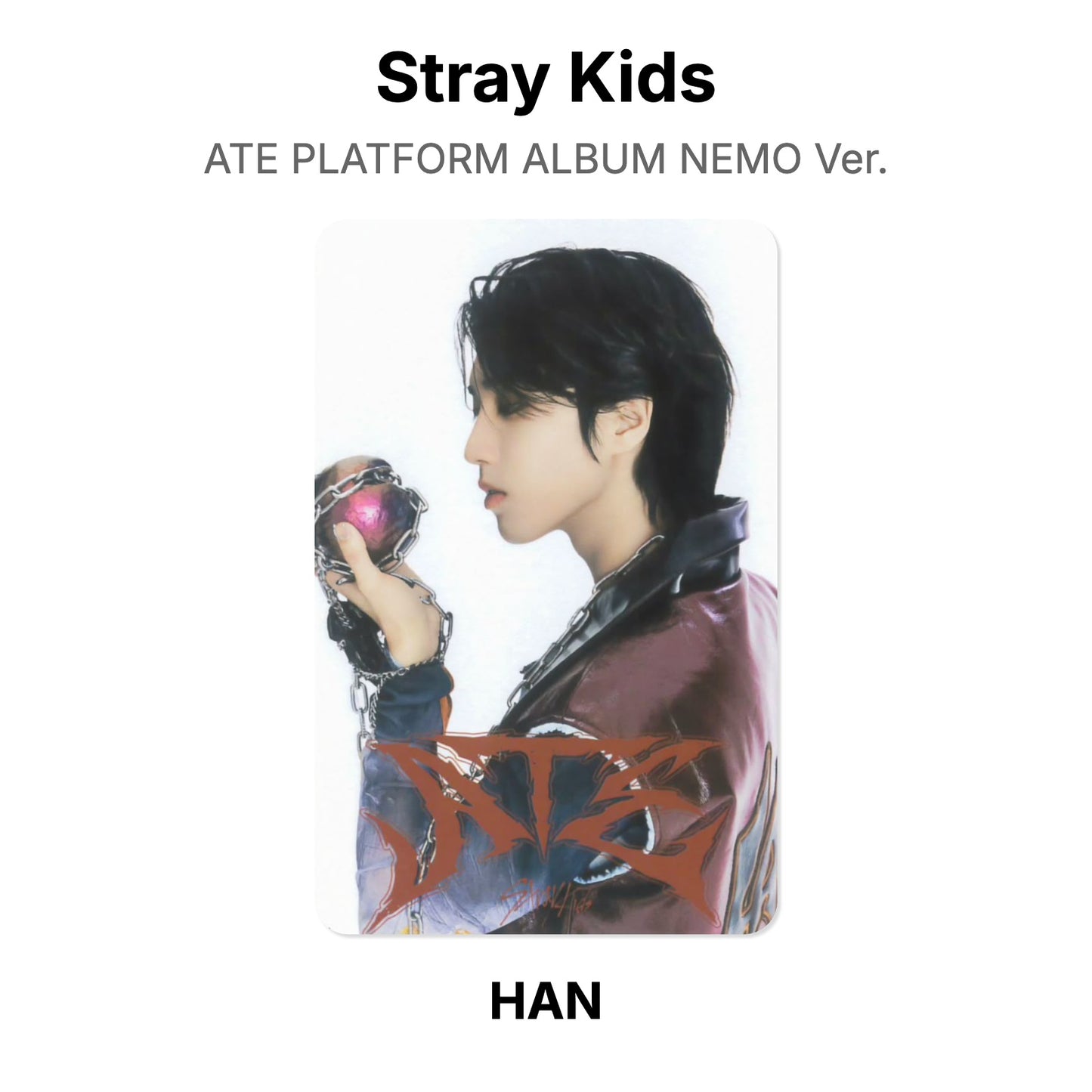 Stray Kids ATE PLATFORM ALBUM NEMO Ver. Official Photocard