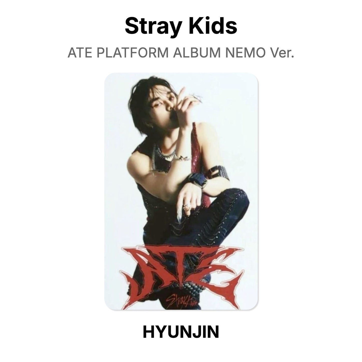 Stray Kids ATE PLATFORM ALBUM NEMO Ver. Official Photocard