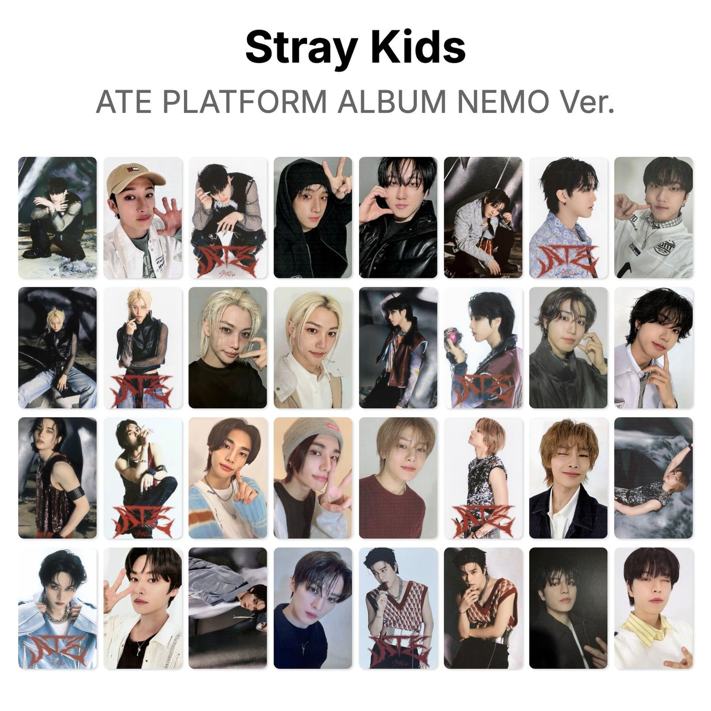 Stray Kids ATE PLATFORM ALBUM NEMO Ver. Official Photocard