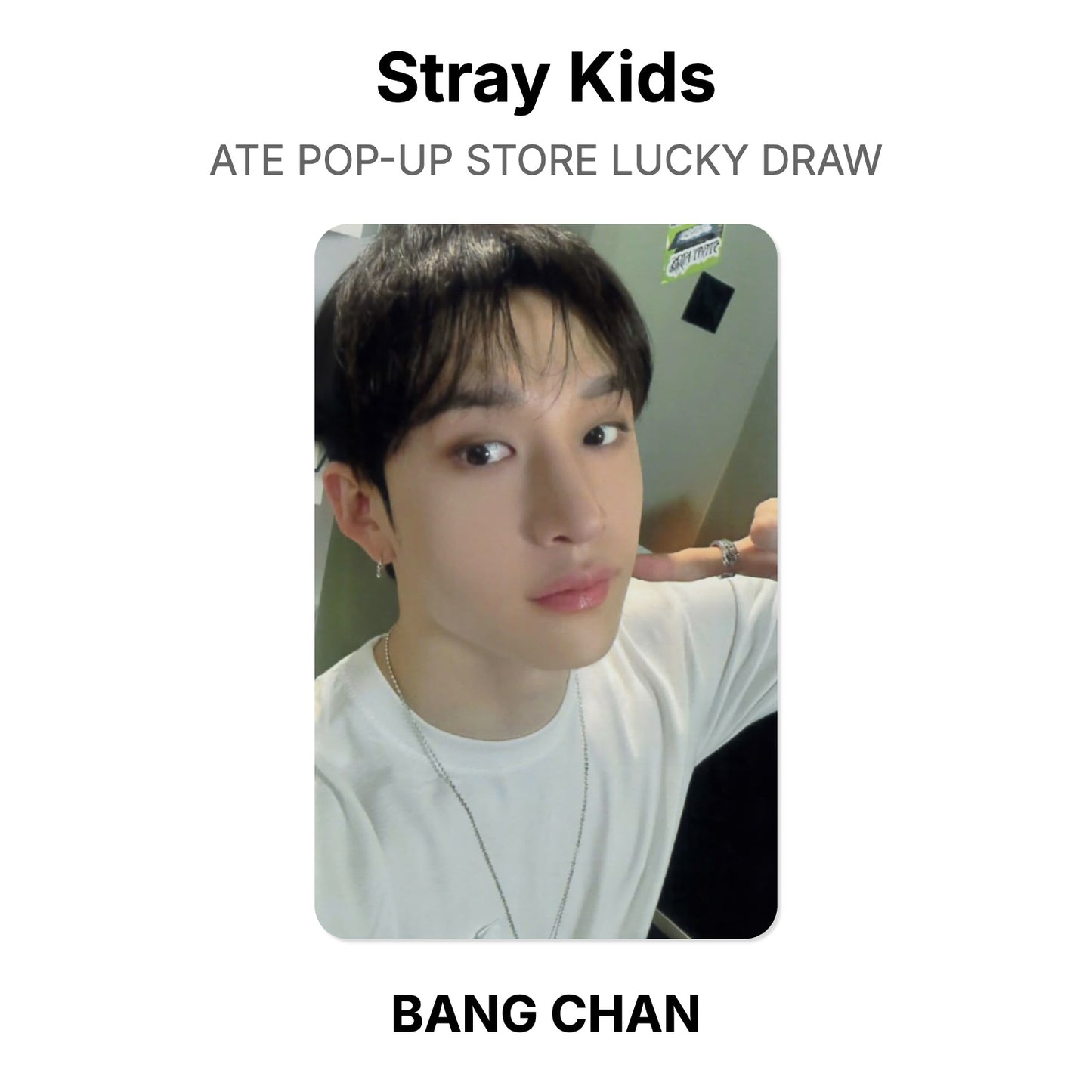 Stray Kids ATE POP-UP STORE LUCKY DRAW Offizielle Photocard