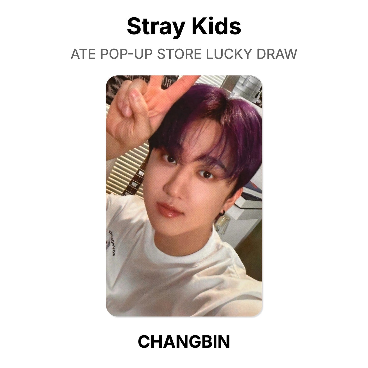 Stray Kids ATE POP-UP STORE LUCKY DRAW Offizielle Photocard