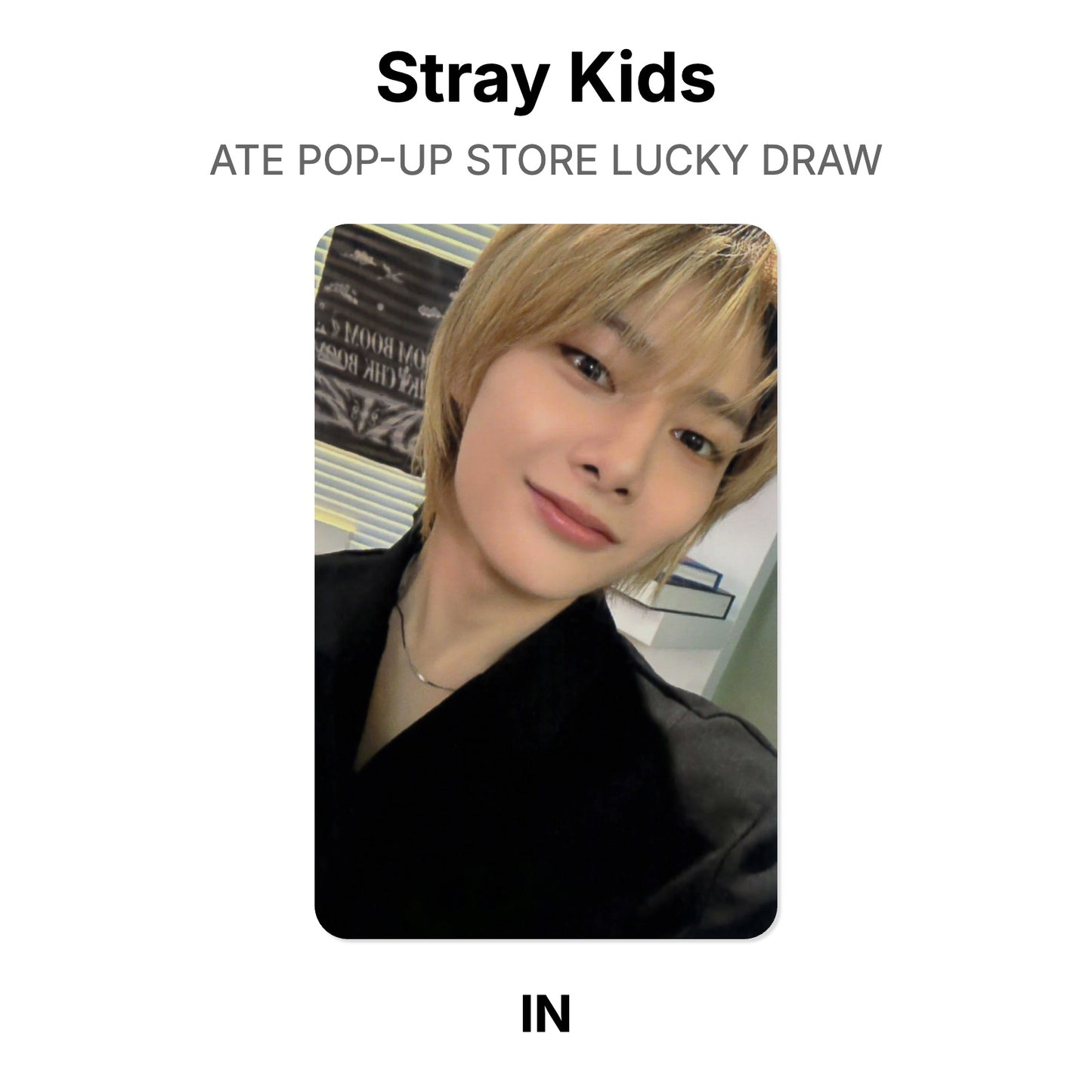 Stray Kids ATE POP-UP STORE LUCKY DRAW Offizielle Photocard