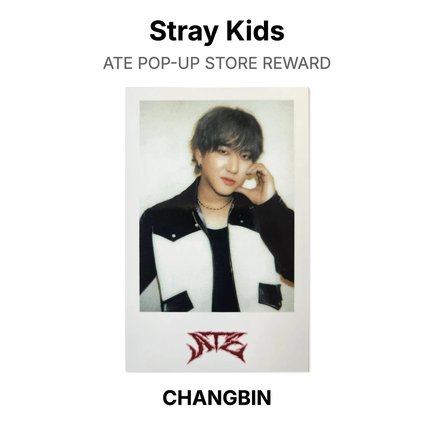 Stray Kids ATE POP-UP STORE REWARD Official Photocard