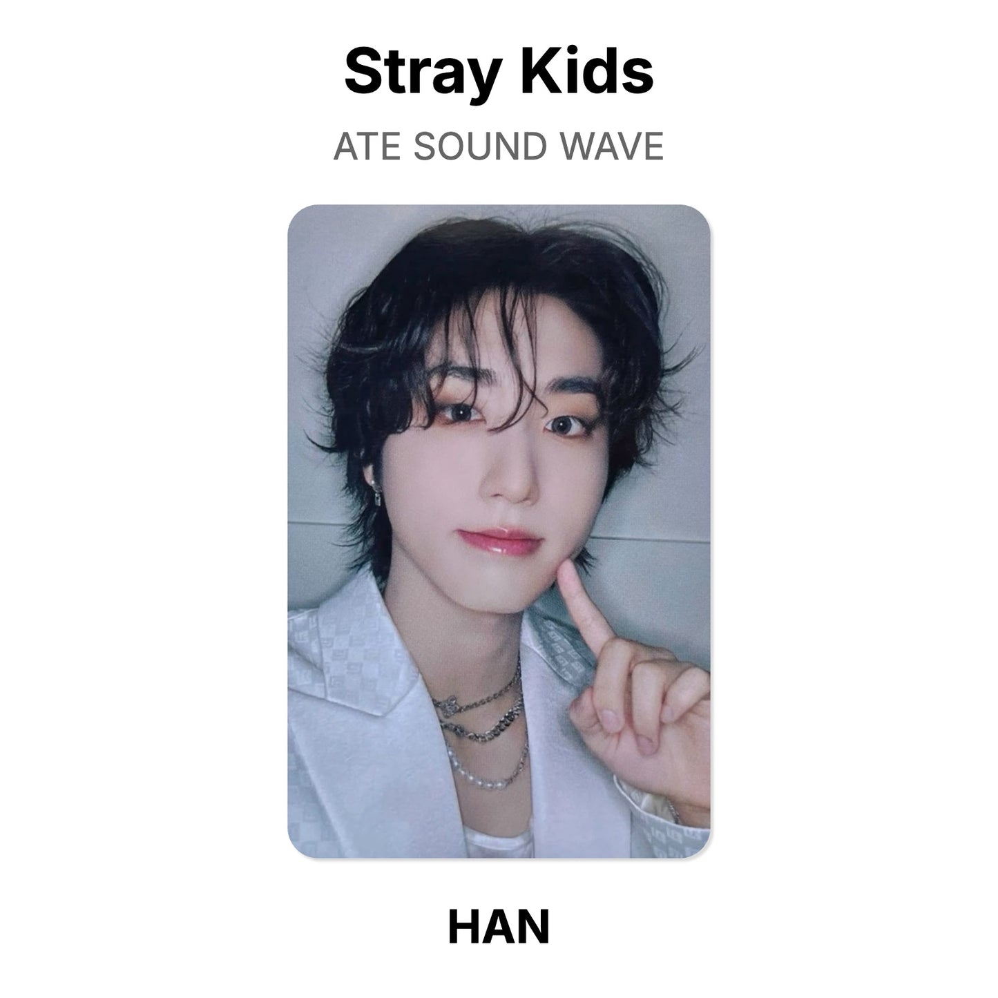 Stray Kids ATE SOUND WAVE photocard oficial