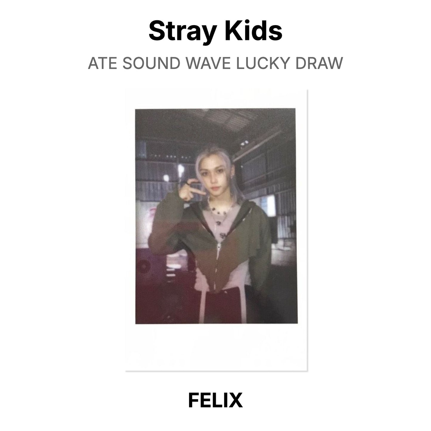 Stray Kids ATE SOUND WAVE LUCKY DRAW Offizielle Photocard