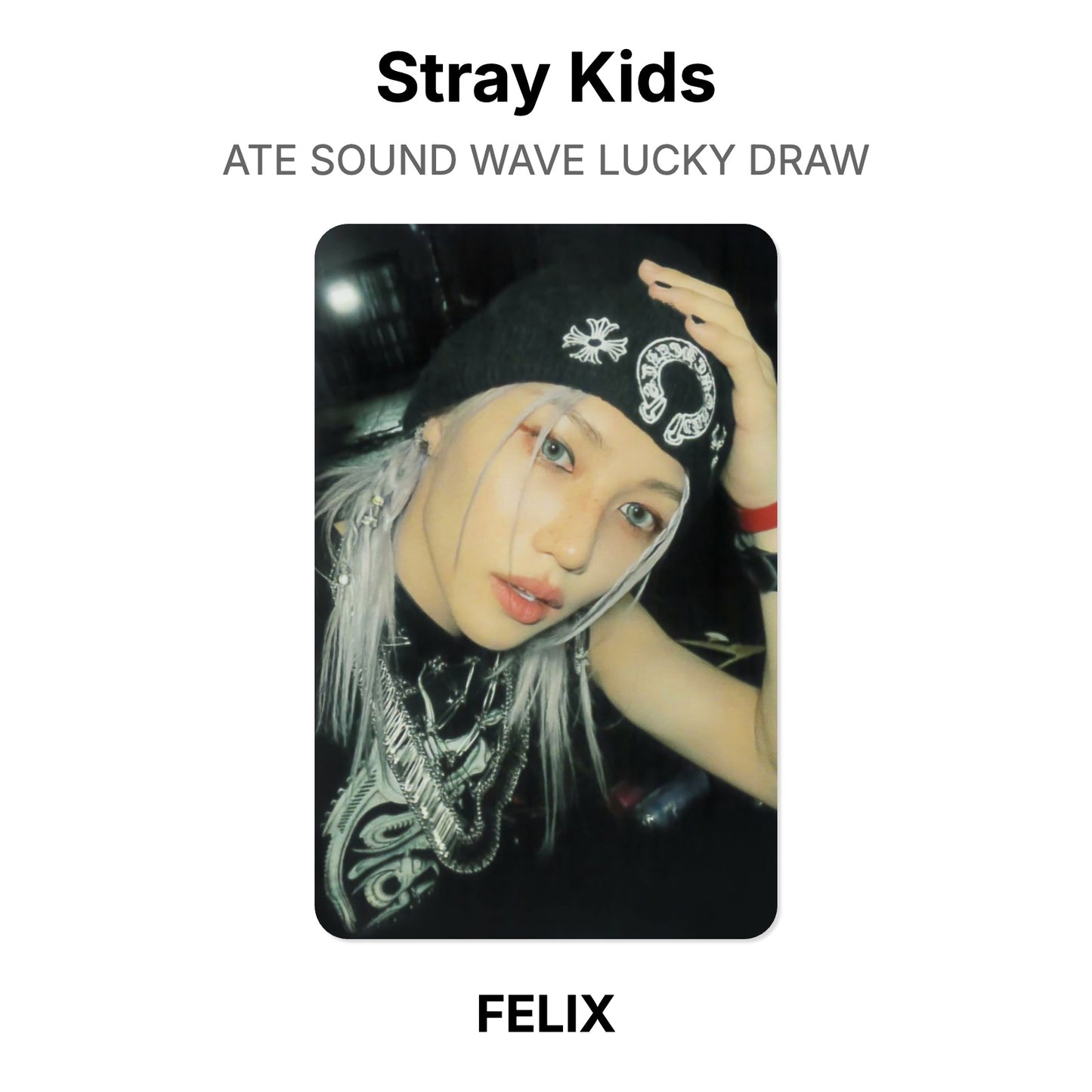 Stray Kids ATE SOUND WAVE LUCKY DRAW Offizielle Photocard