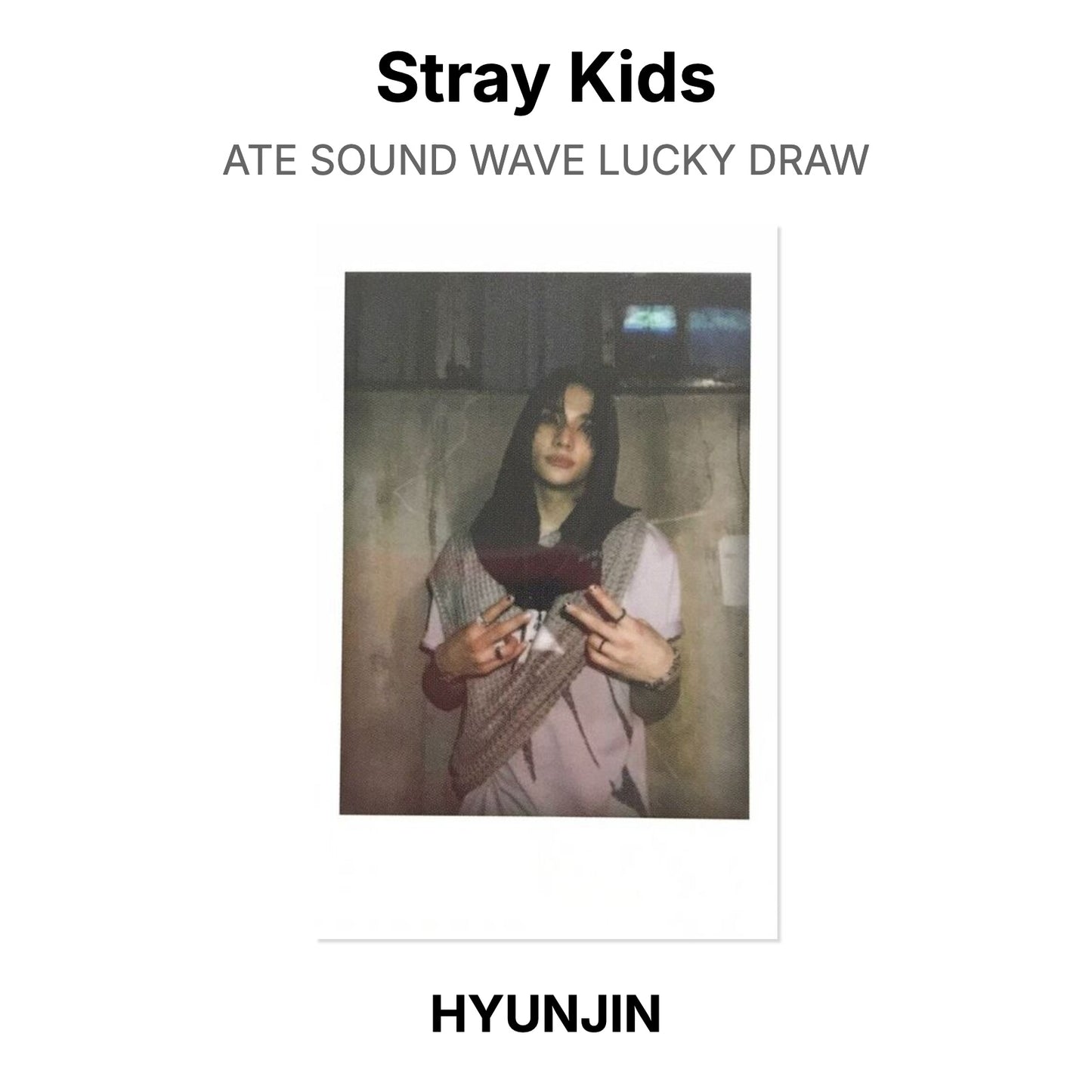 Stray Kids ATE SOUND WAVE LUCKY DRAW Offizielle Photocard
