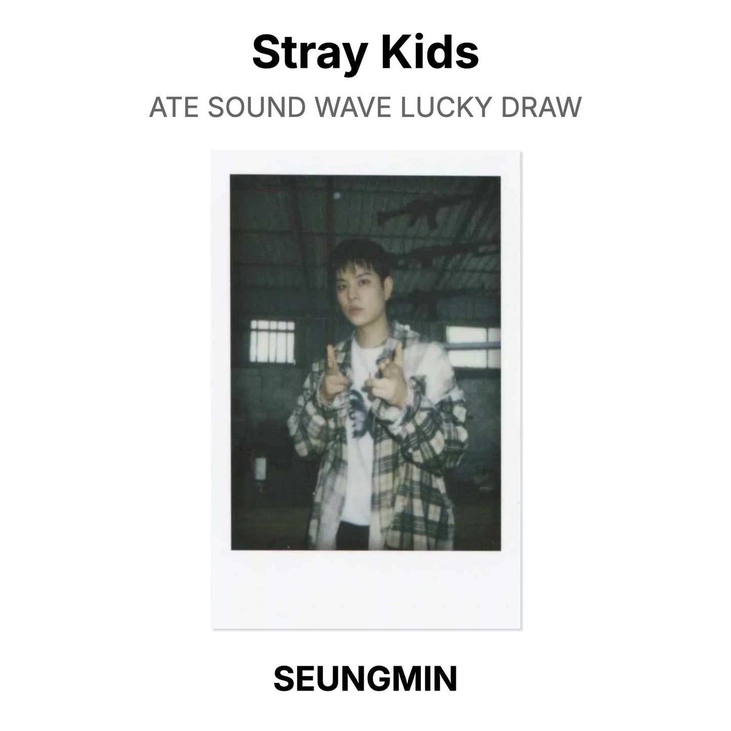 Stray Kids ATE SOUND WAVE LUCKY DRAW Offizielle Photocard
