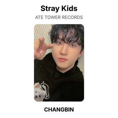 Stray Kids ATE TOWER RECORDS photocard oficial