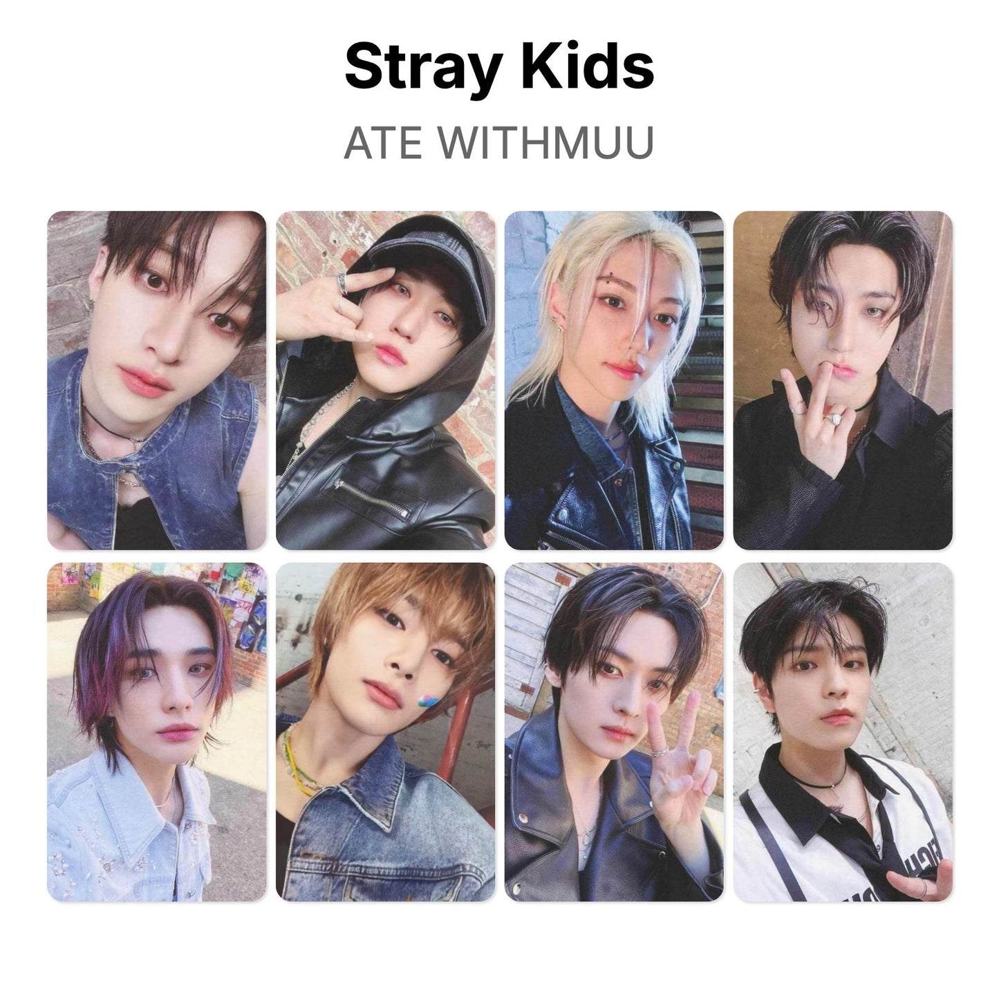 Stray Kids ATE WITHMUU 官方小卡