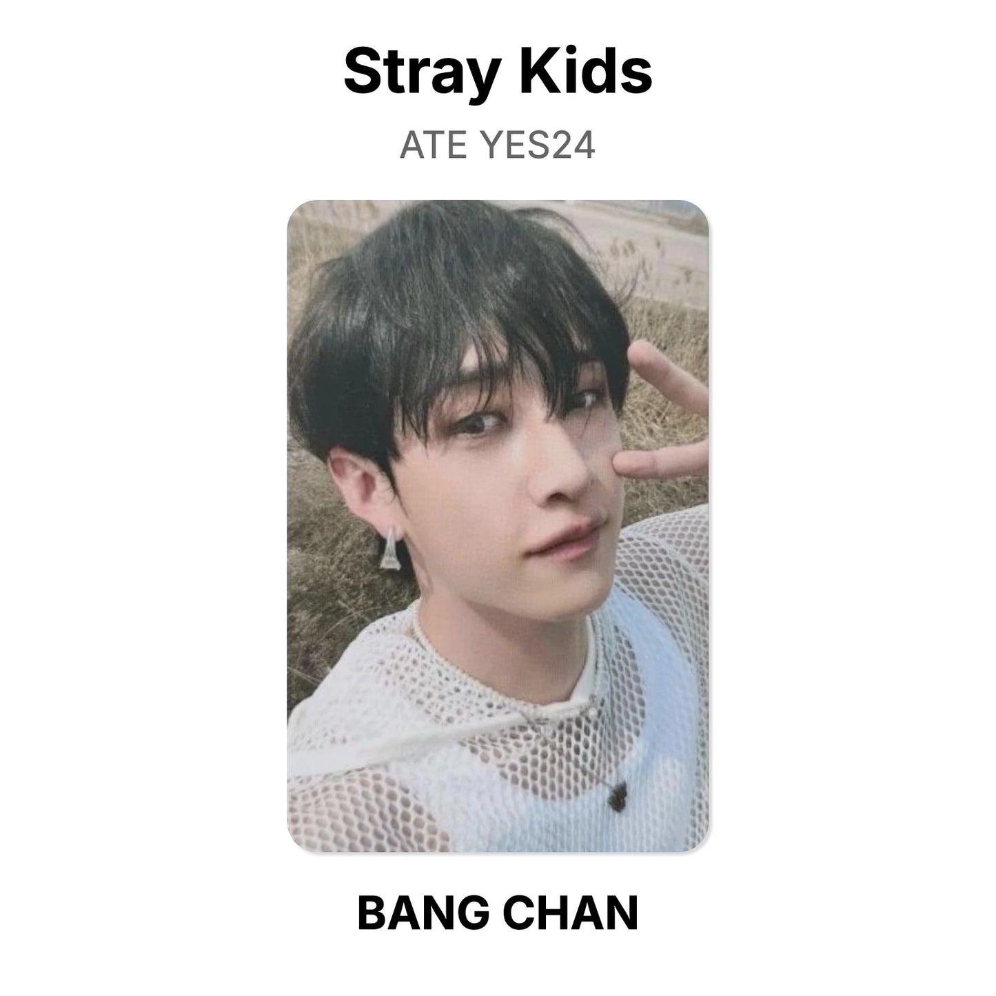 Stray Kids ATE YES24 photocard oficial