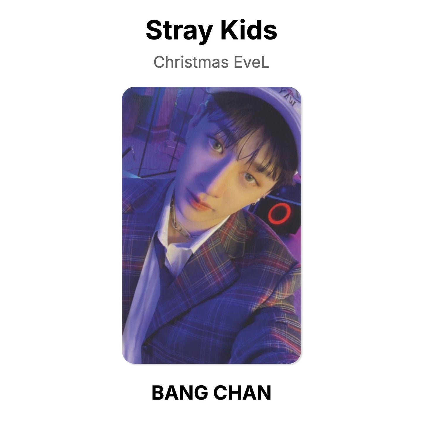 Stray Kids Christmas EveL photocard oficial
