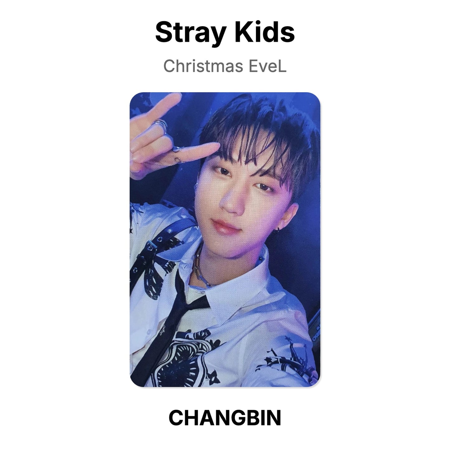 Stray Kids Christmas EveL photocard oficial