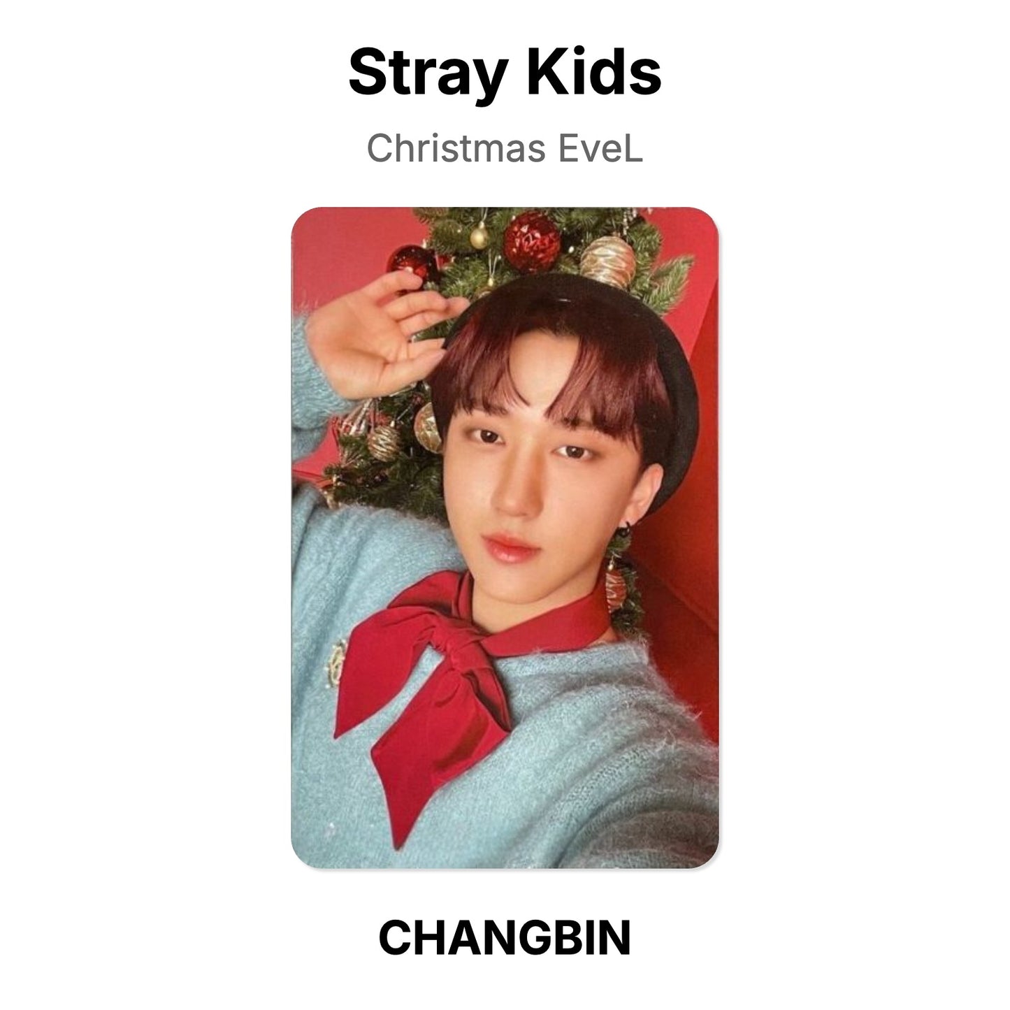 Stray Kids Christmas EveL photocard oficial