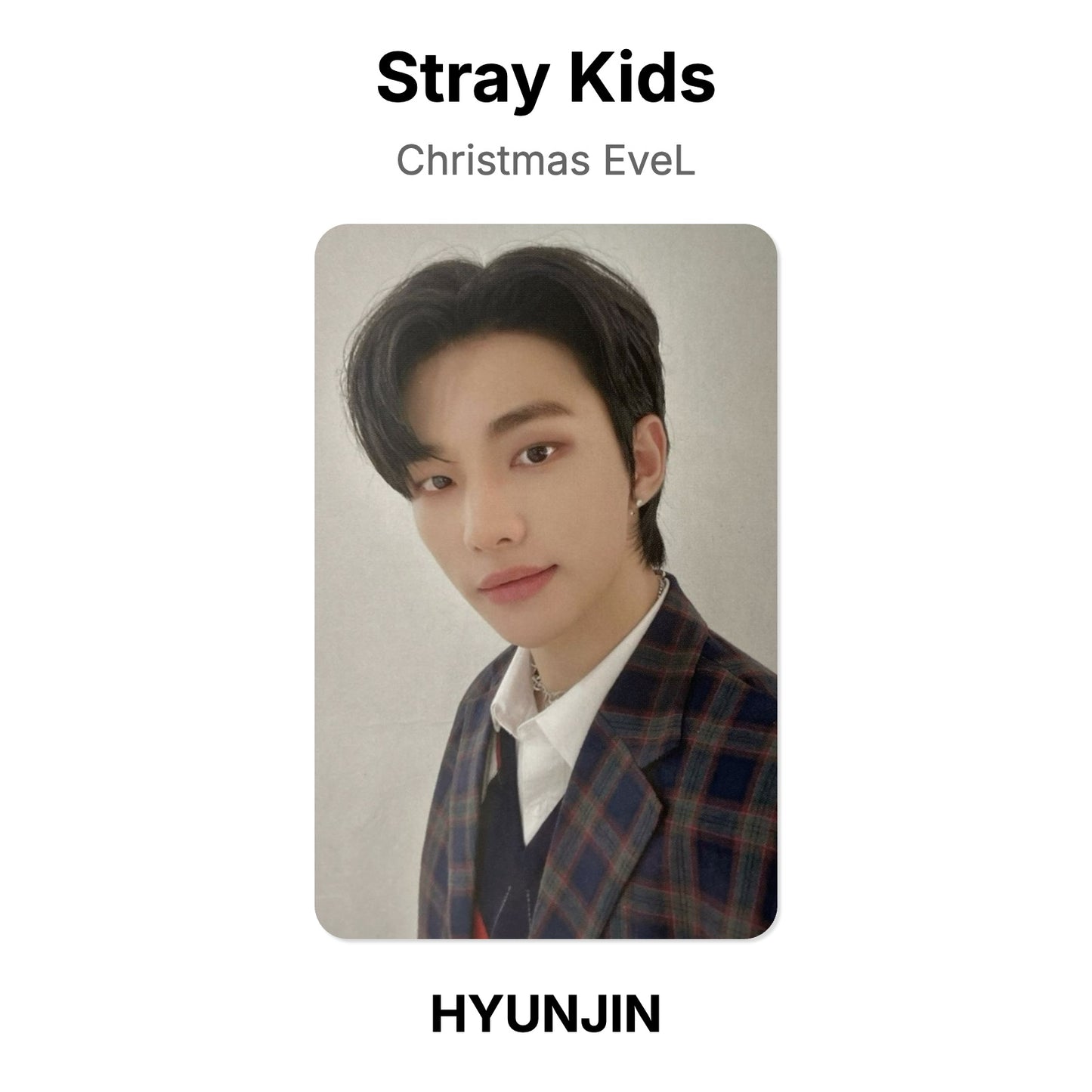 Stray Kids Christmas EveL photocard oficial