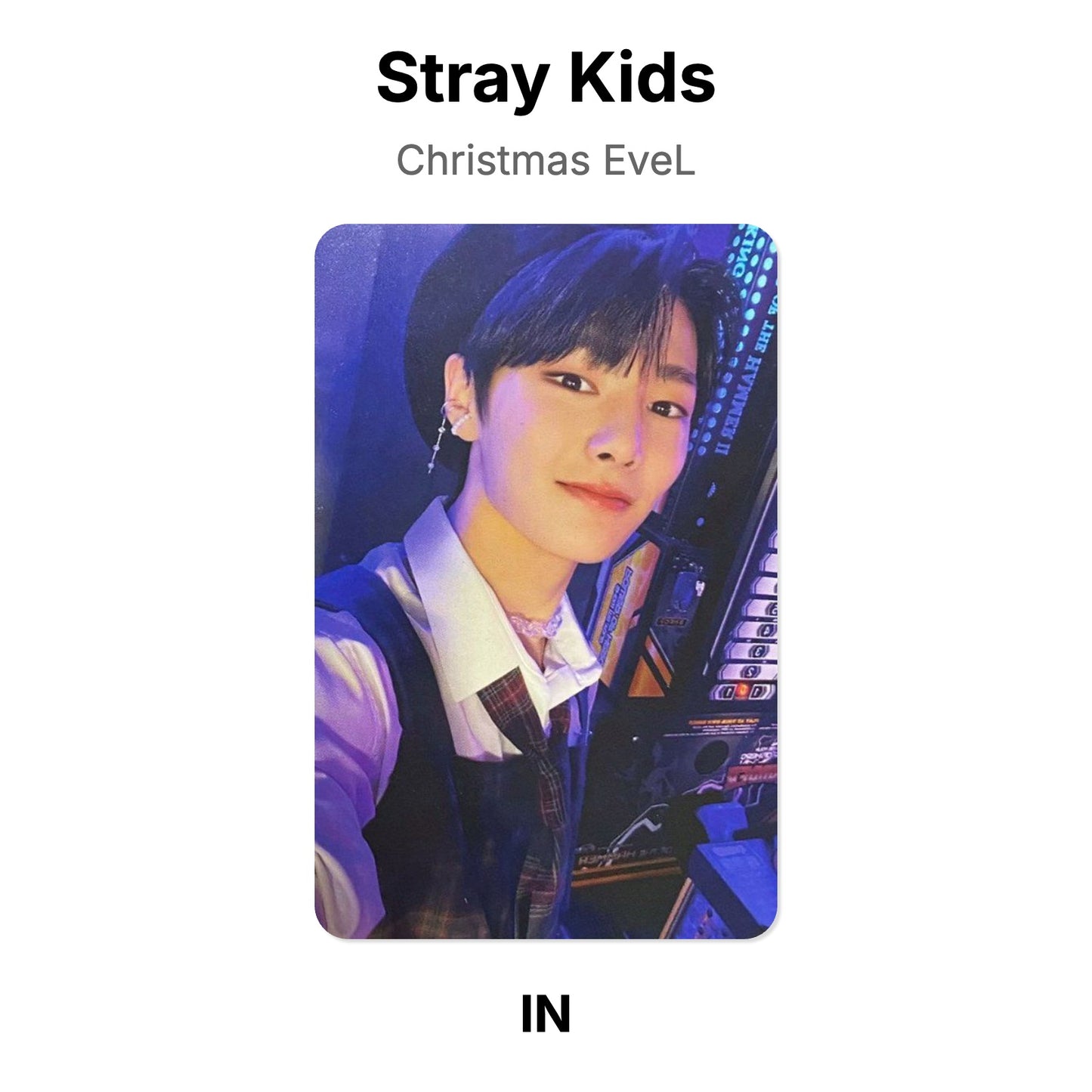 Stray Kids Christmas EveL photocard oficial