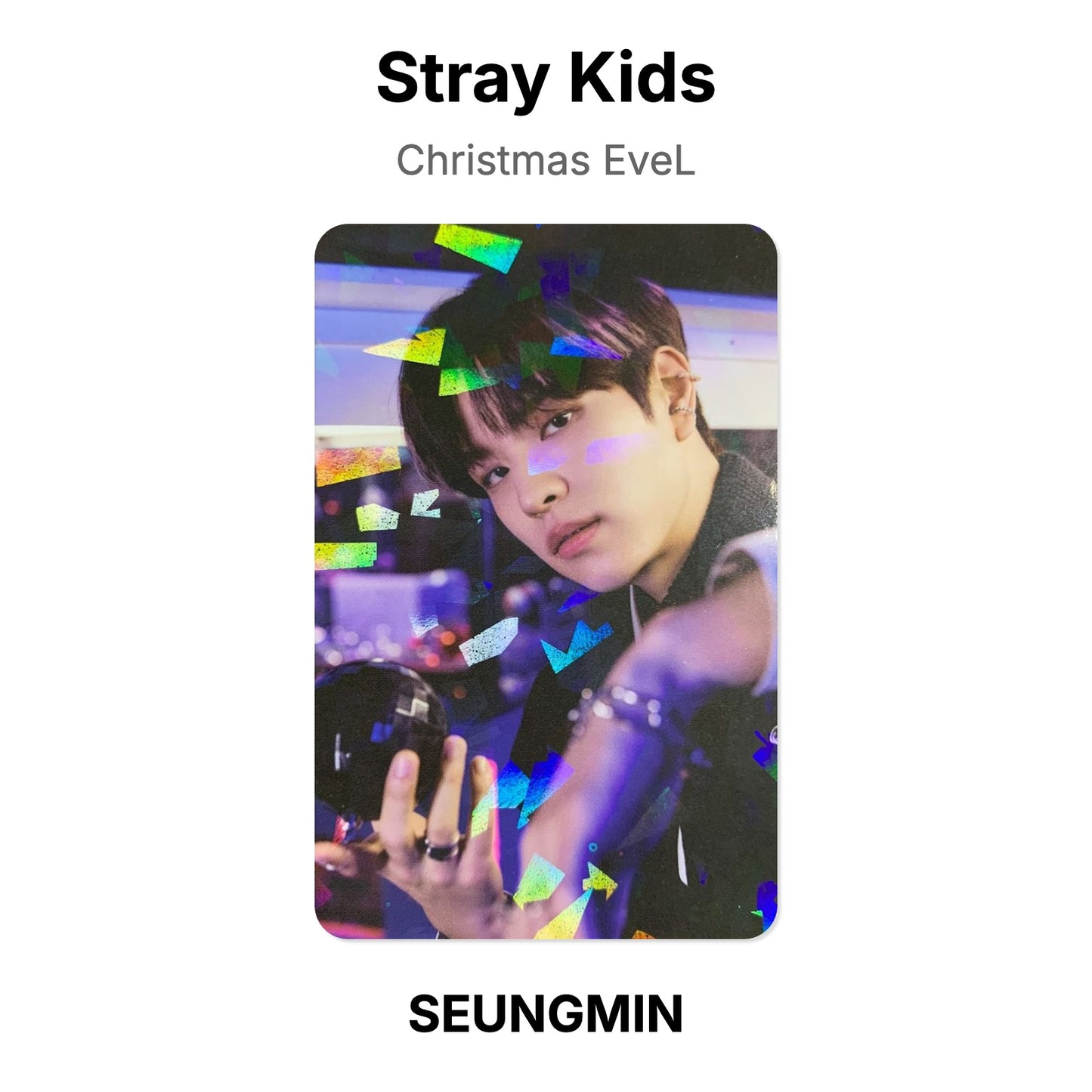 Stray Kids Christmas EveL photocard oficial