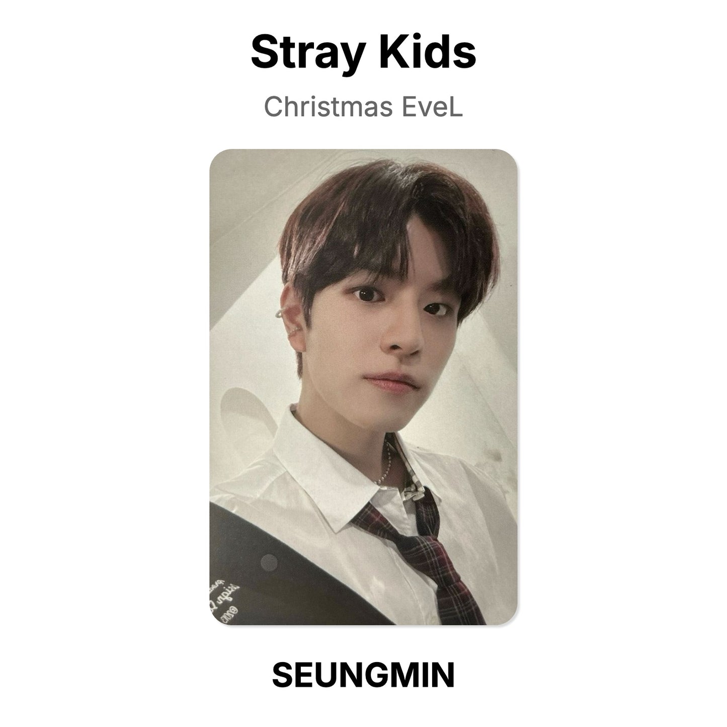 Stray Kids Christmas EveL photocard oficial