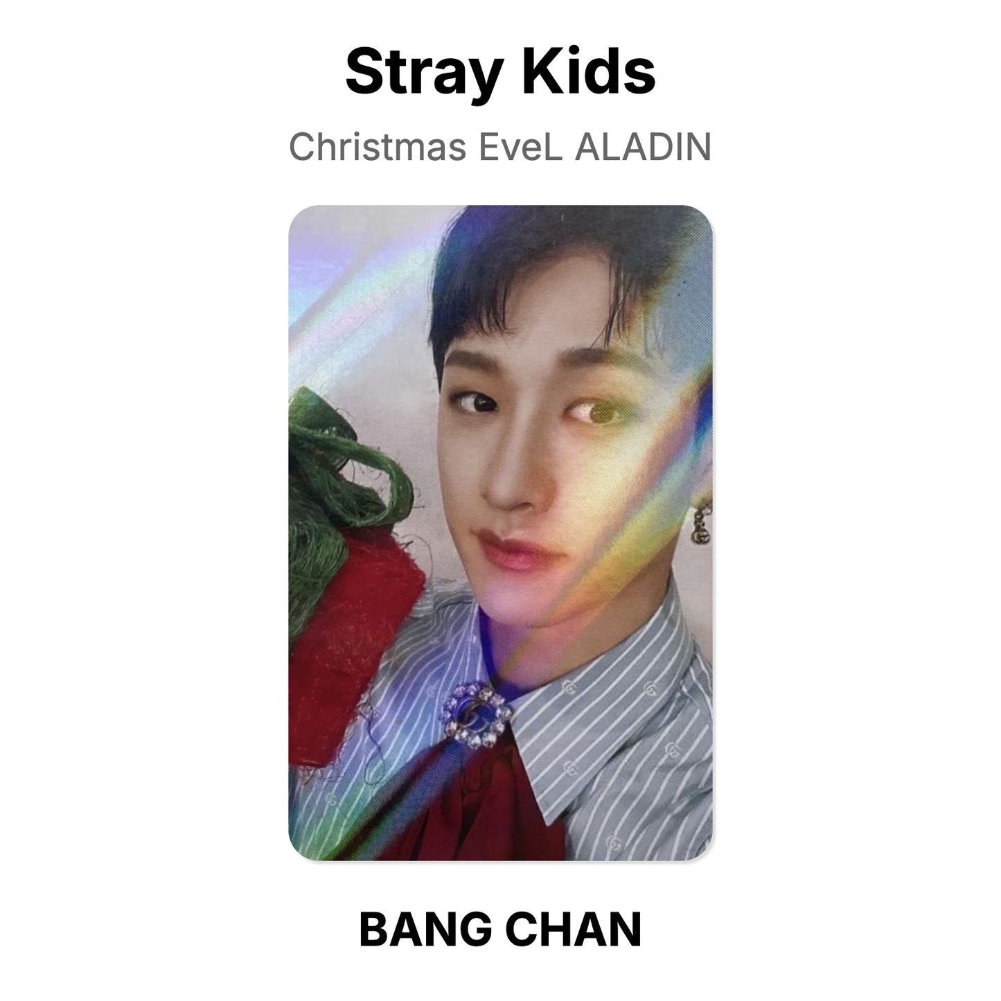 Stray Kids Christmas EveL ALADIN Official Photocard