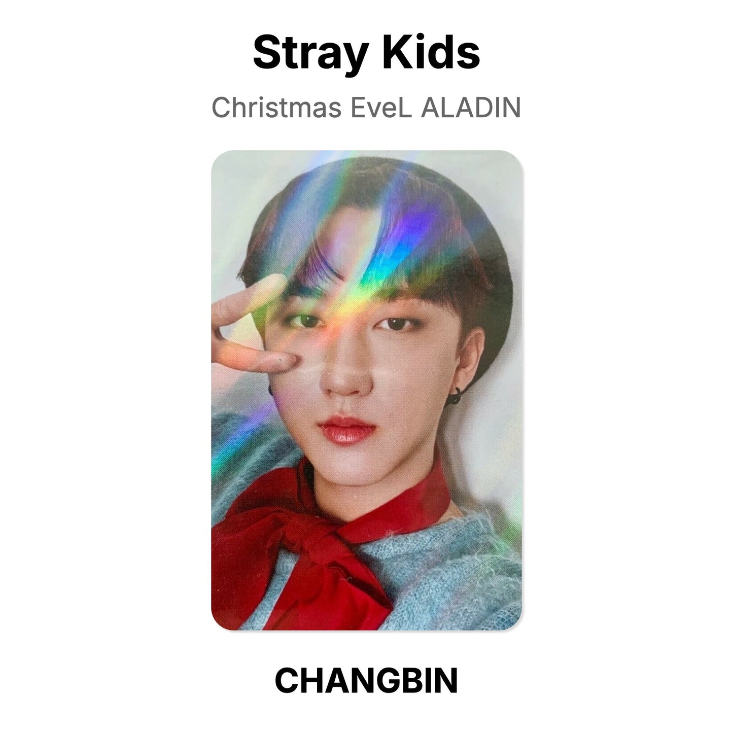 Stray Kids Christmas EveL ALADIN Official Photocard