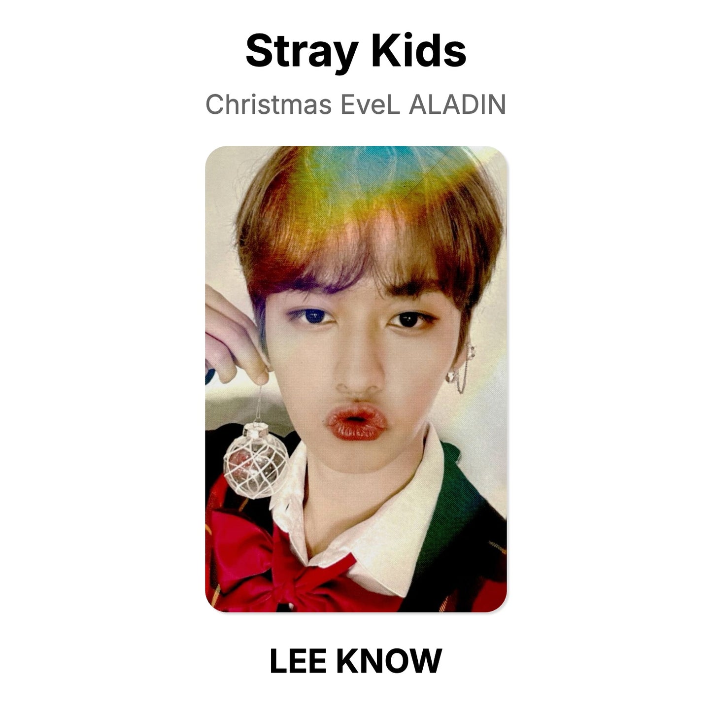 Stray Kids Christmas EveL ALADIN Official Photocard