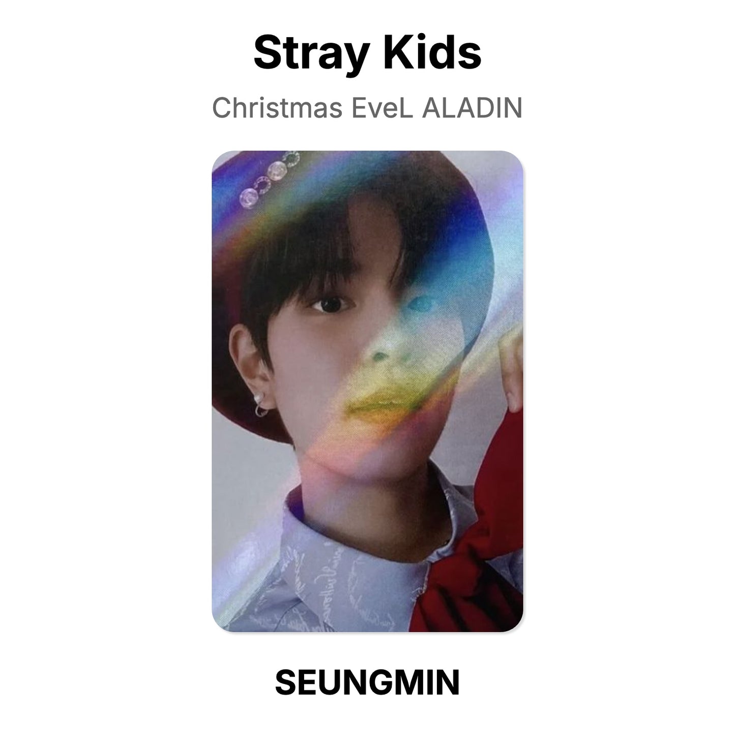 Stray Kids Christmas EveL ALADIN Official Photocard