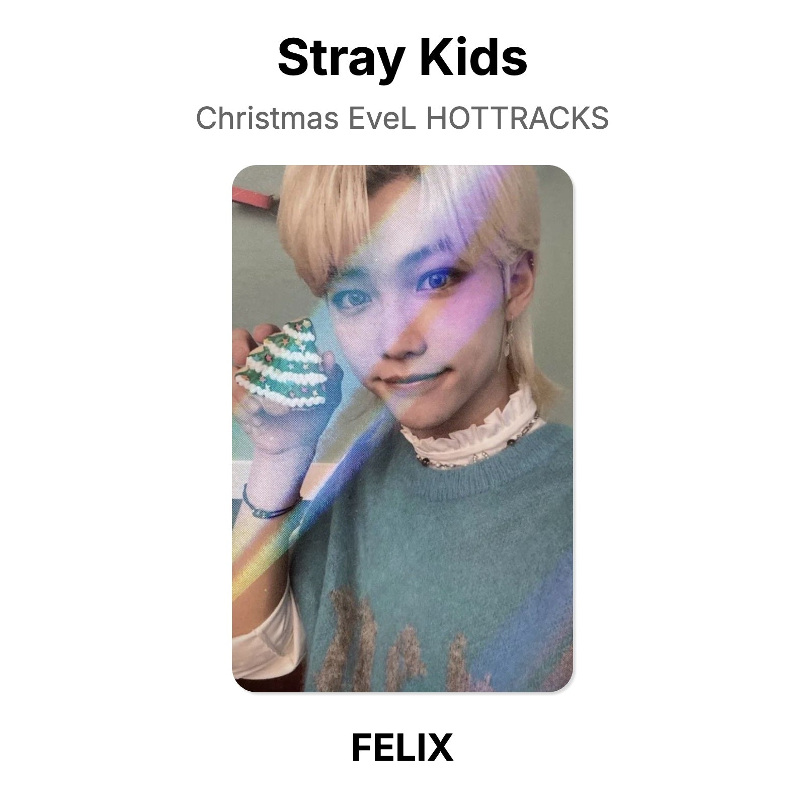 Stray Kids Christmas EveL HOTTRACKS Official Photocard – KPOPSEOULCITY