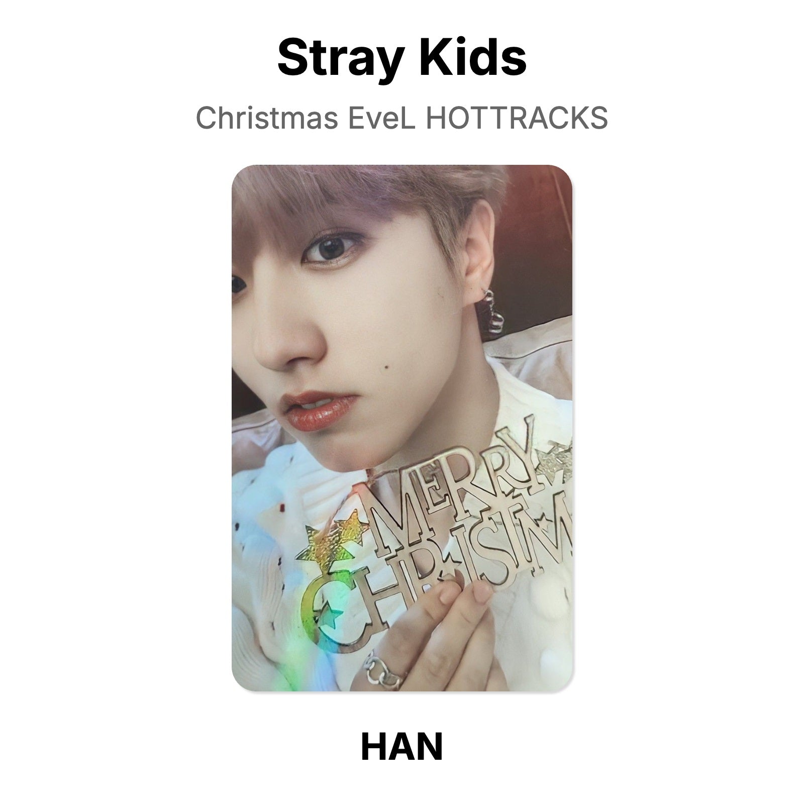 Stray Kids Christmas EveL HOTTRACKS Official Photocard – KPOPSEOULCITY