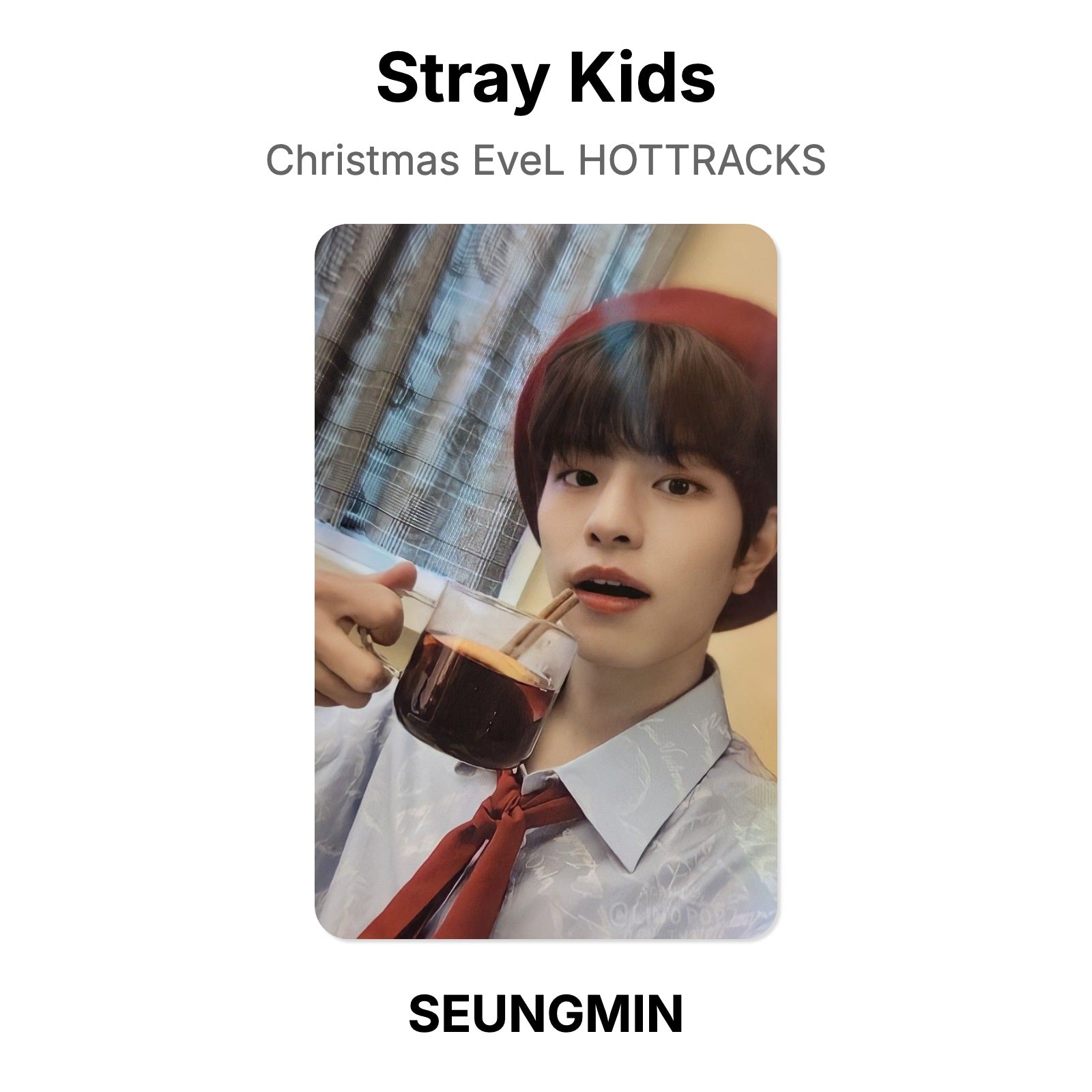 Stray Kids Christmas EveL HOTTRACKS Official Photocard – KPOPSEOULCITY