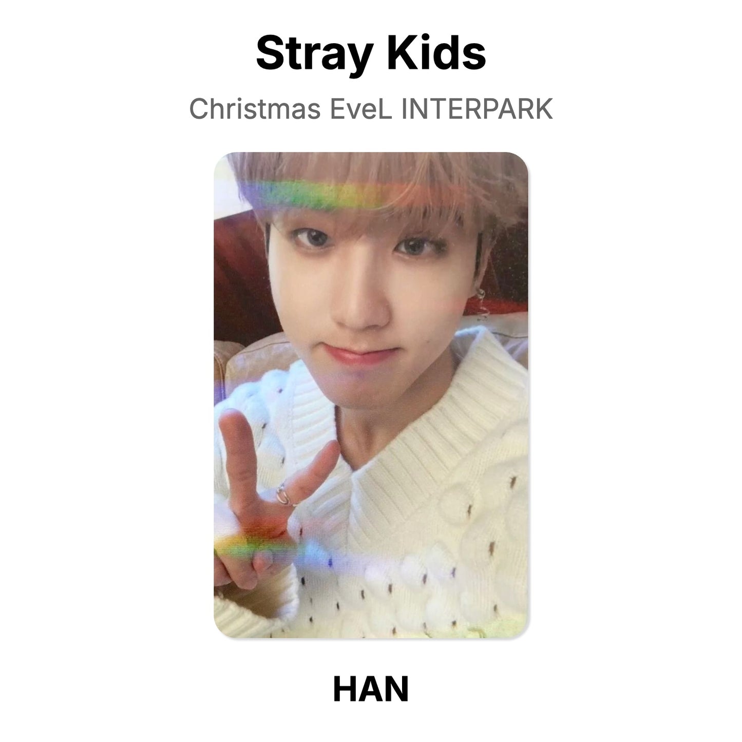 Stray Kids Christmas EveL INTERPARK 官方小卡