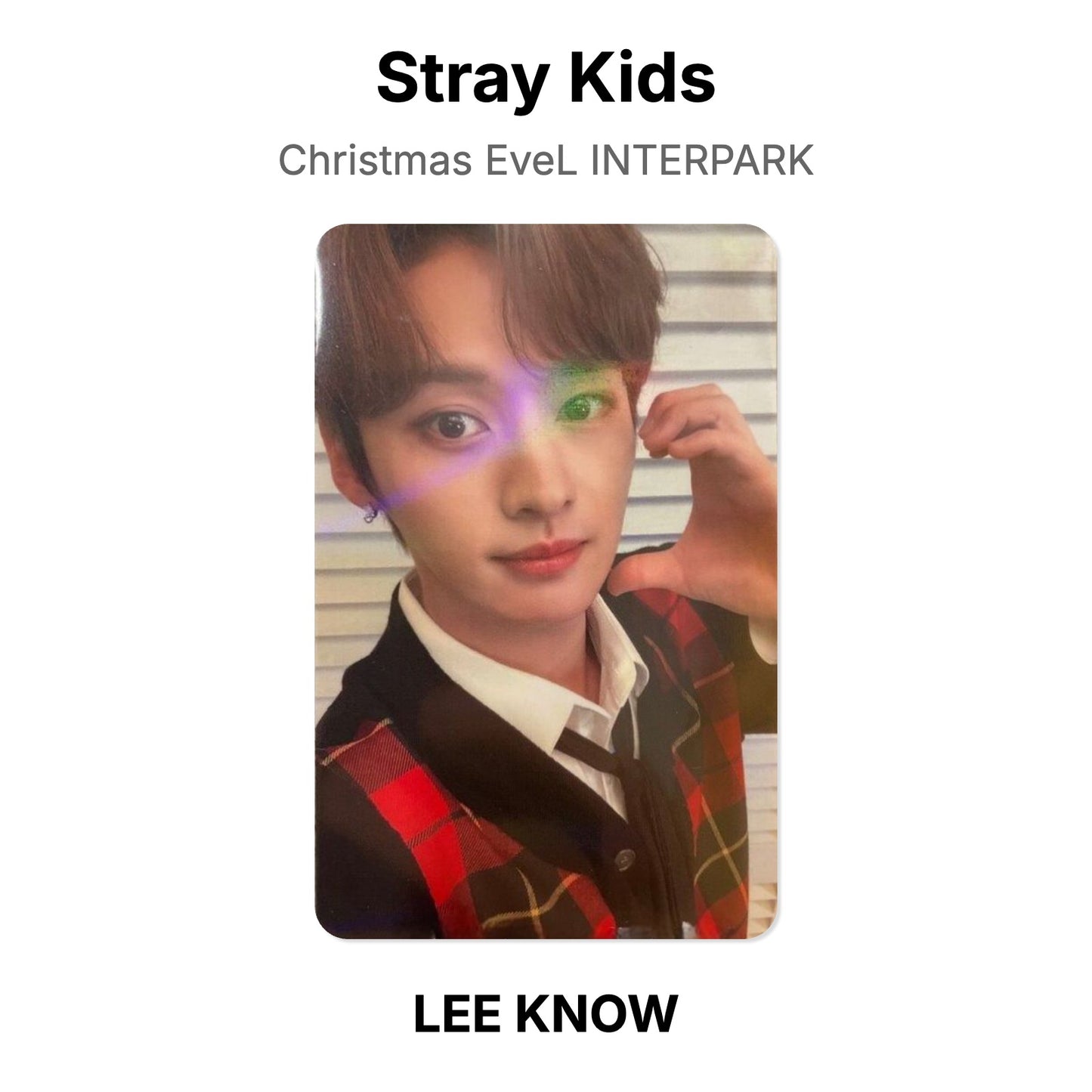 Stray Kids Christmas EveL INTERPARK 官方小卡