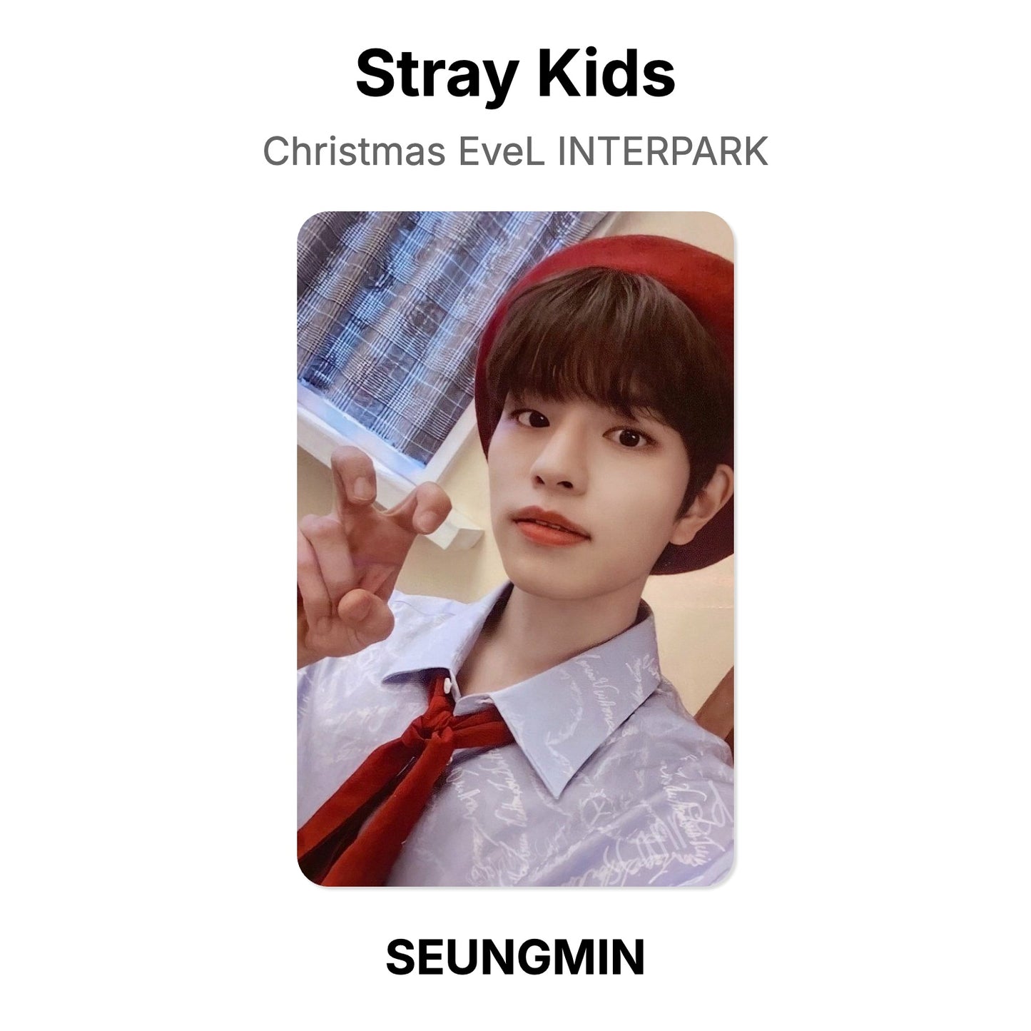 Stray Kids Christmas EveL INTERPARK 官方小卡