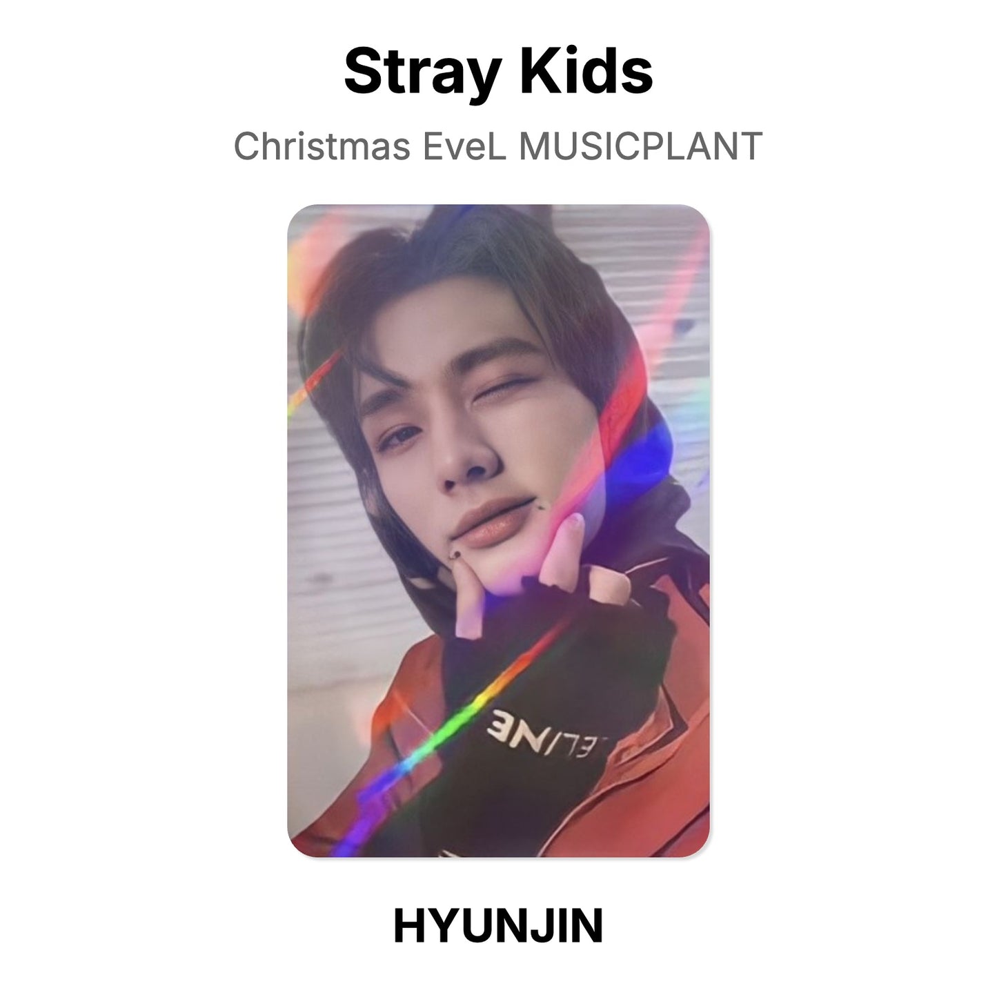 Stray Kids Christmas EveL MUSICPLANT Official Photocard