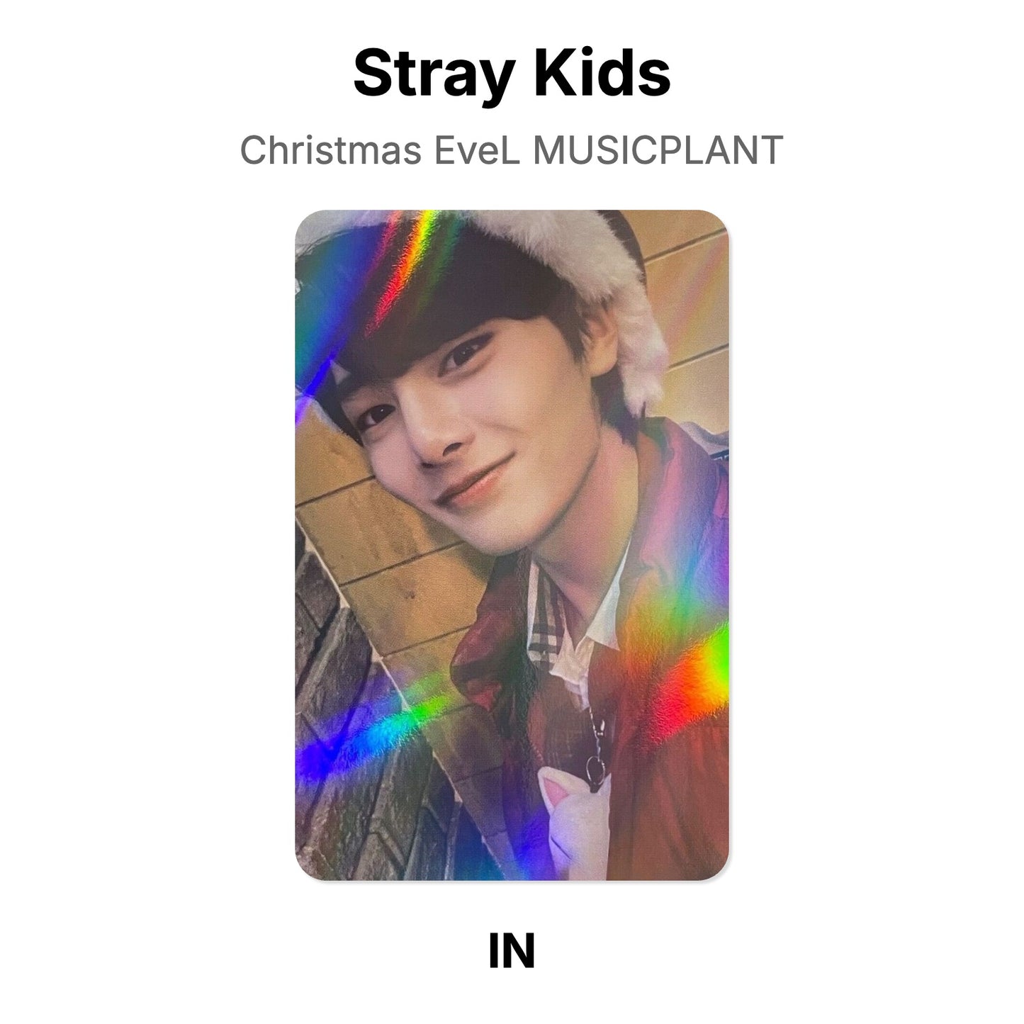 Stray Kids Christmas EveL MUSICPLANT Official Photocard
