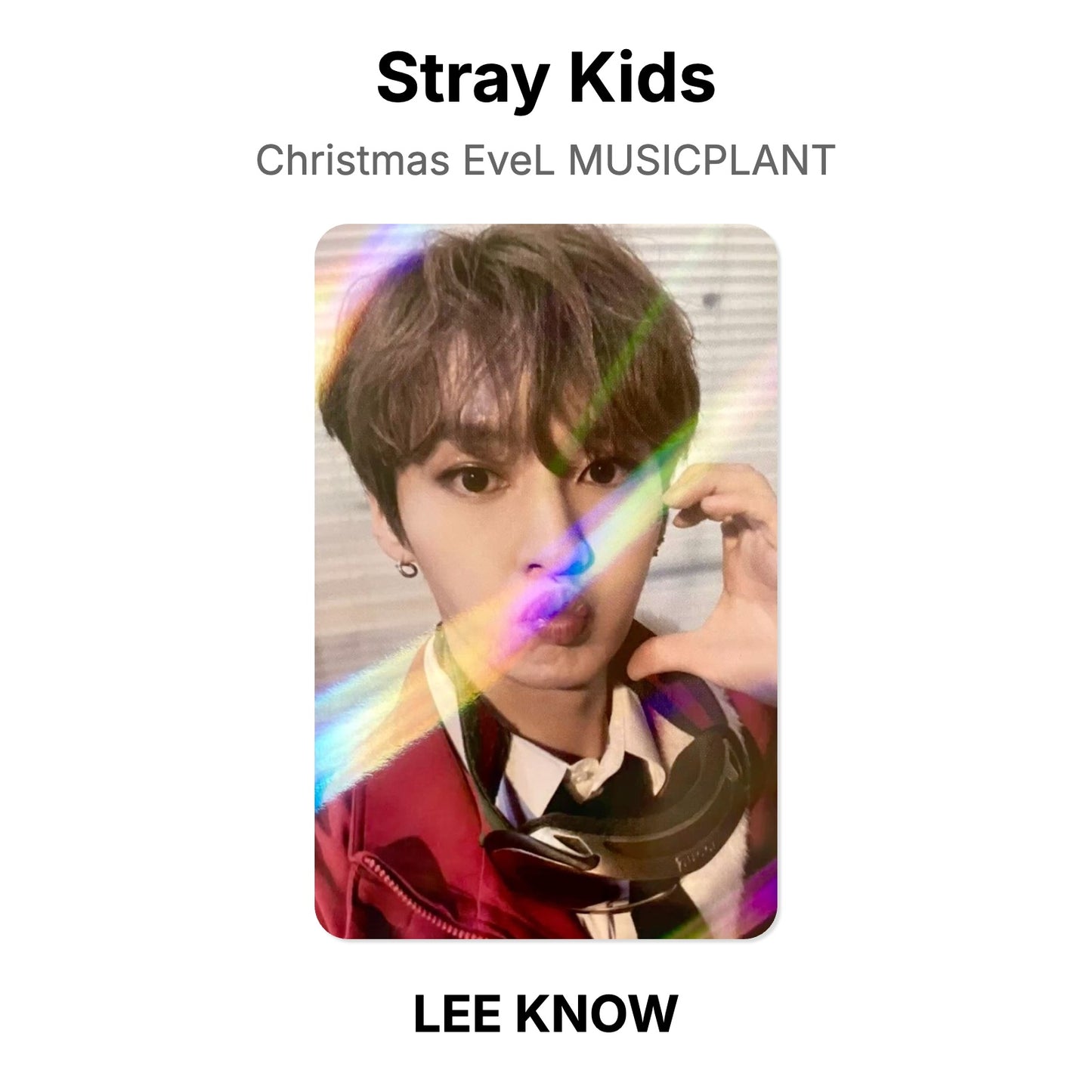 Stray Kids Christmas EveL MUSICPLANT Official Photocard