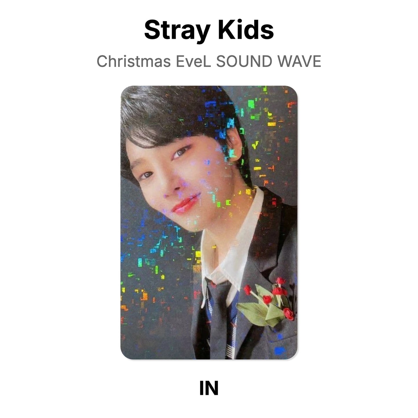 Stray Kids Christmas EveL SOUND WAVE Offizielle Photocard