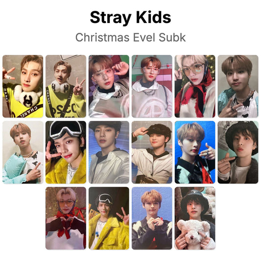 Stray Kids Christmas Evel Subk Official Photocard