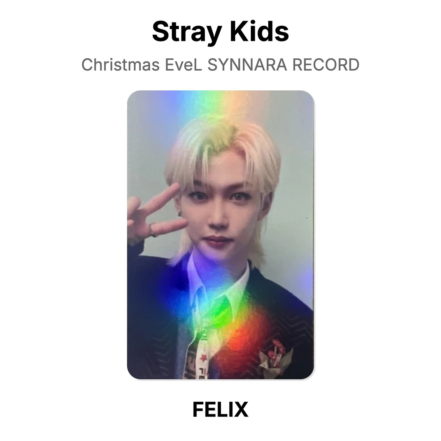 Stray Kids Christmas EveL SYNNARA RECORD 公式フォトカード
