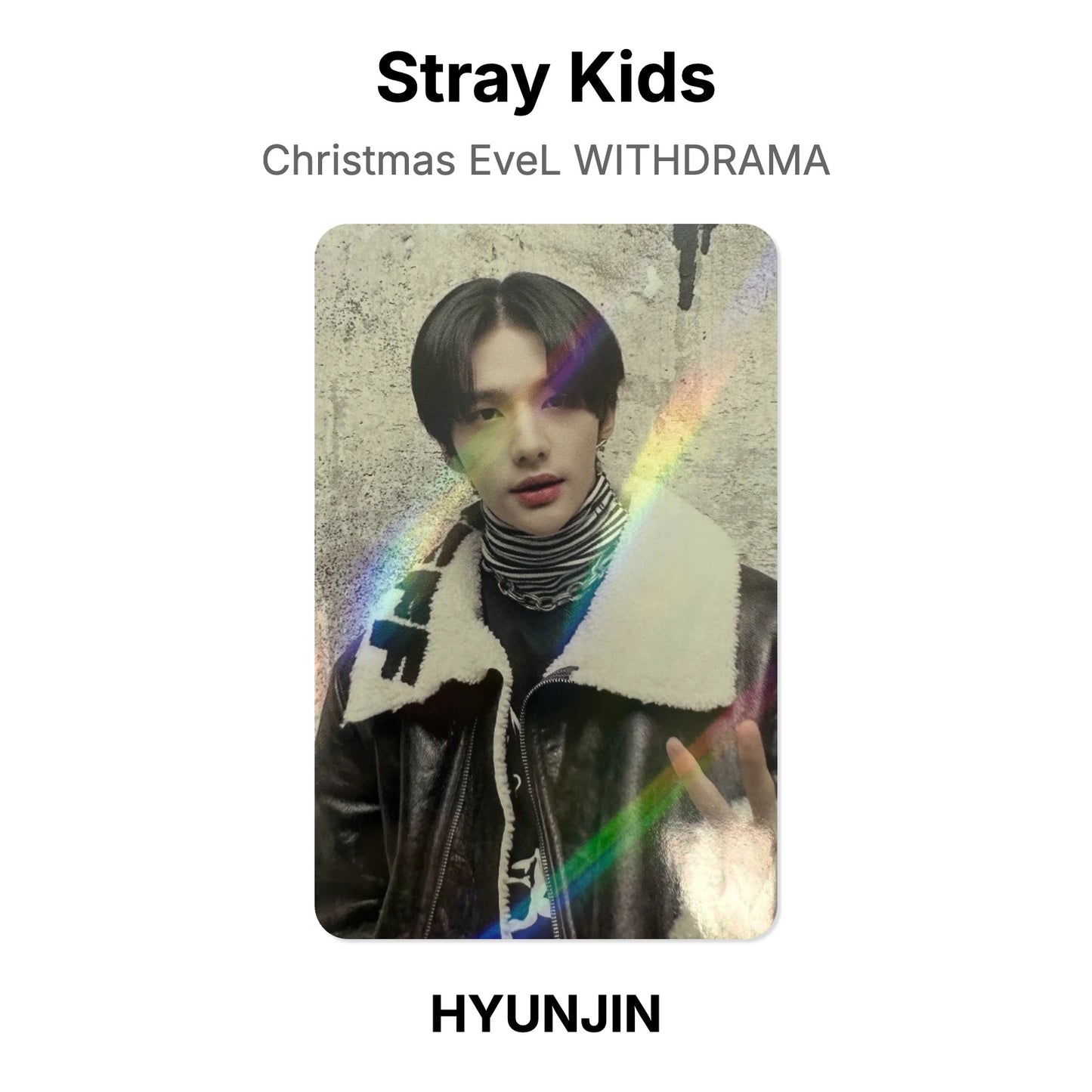 Stray Kids Christmas EveL WITHDRAMA Official Photocard