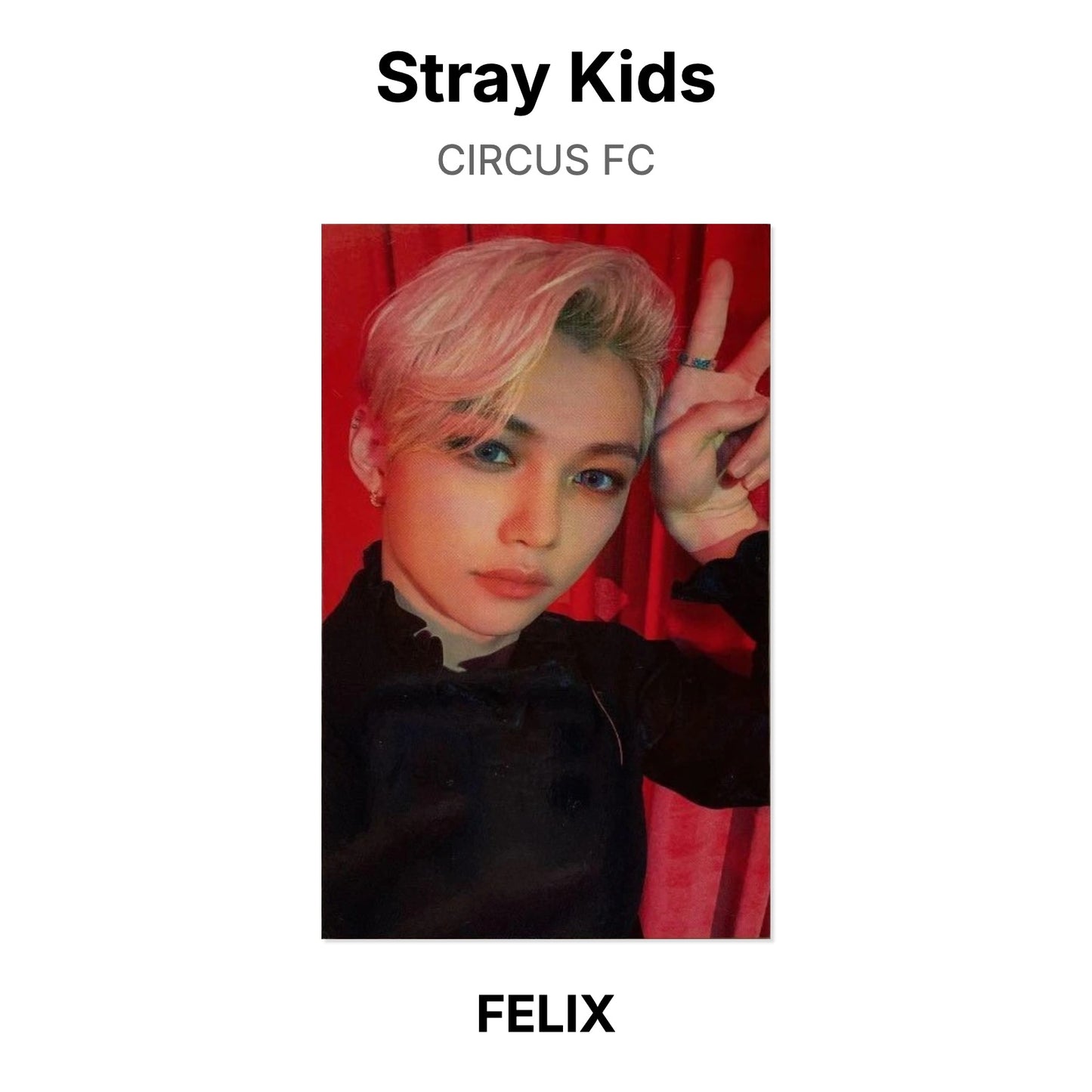 Stray Kids CIRCUS FC Official Photocard