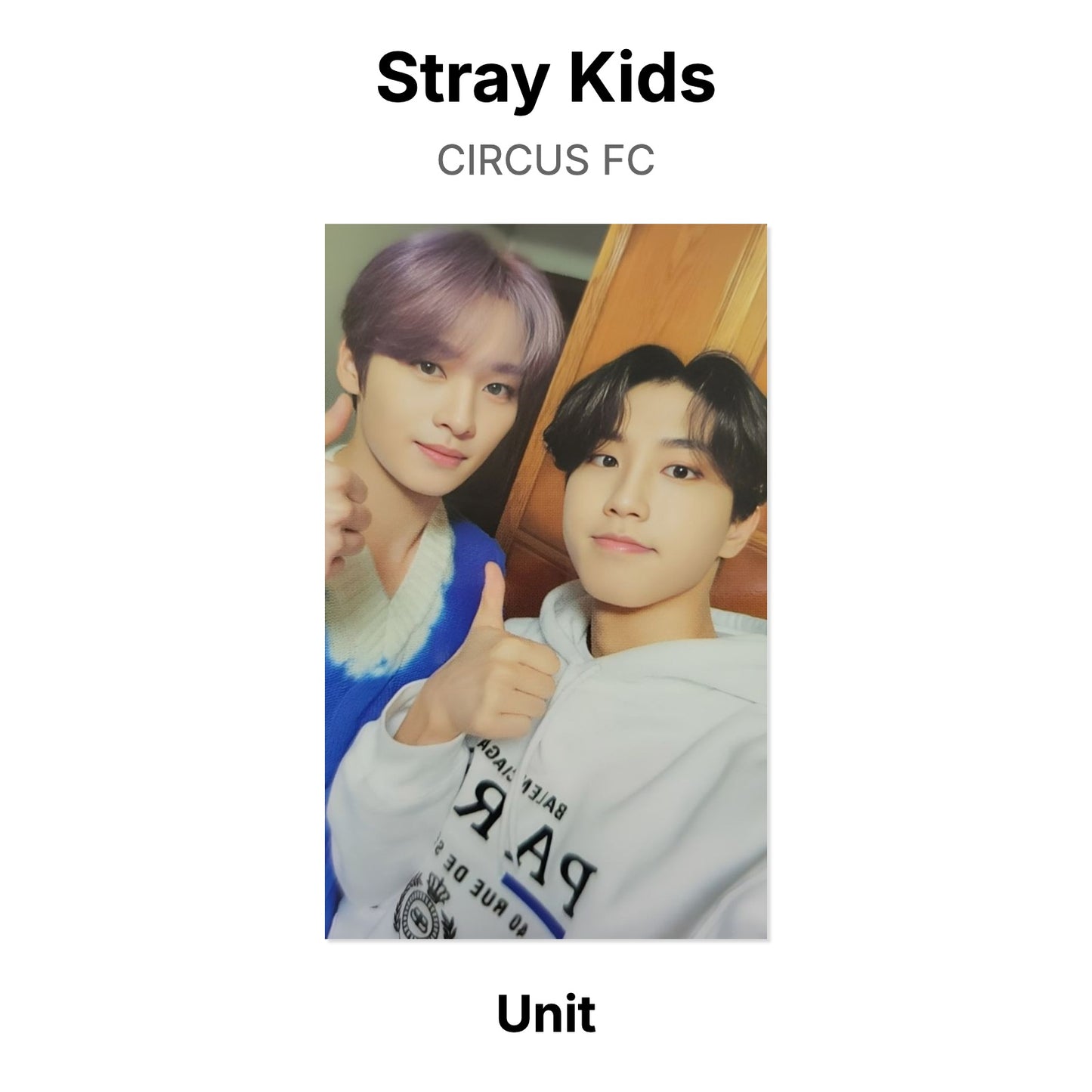 Stray Kids CIRCUS FC Official Photocard