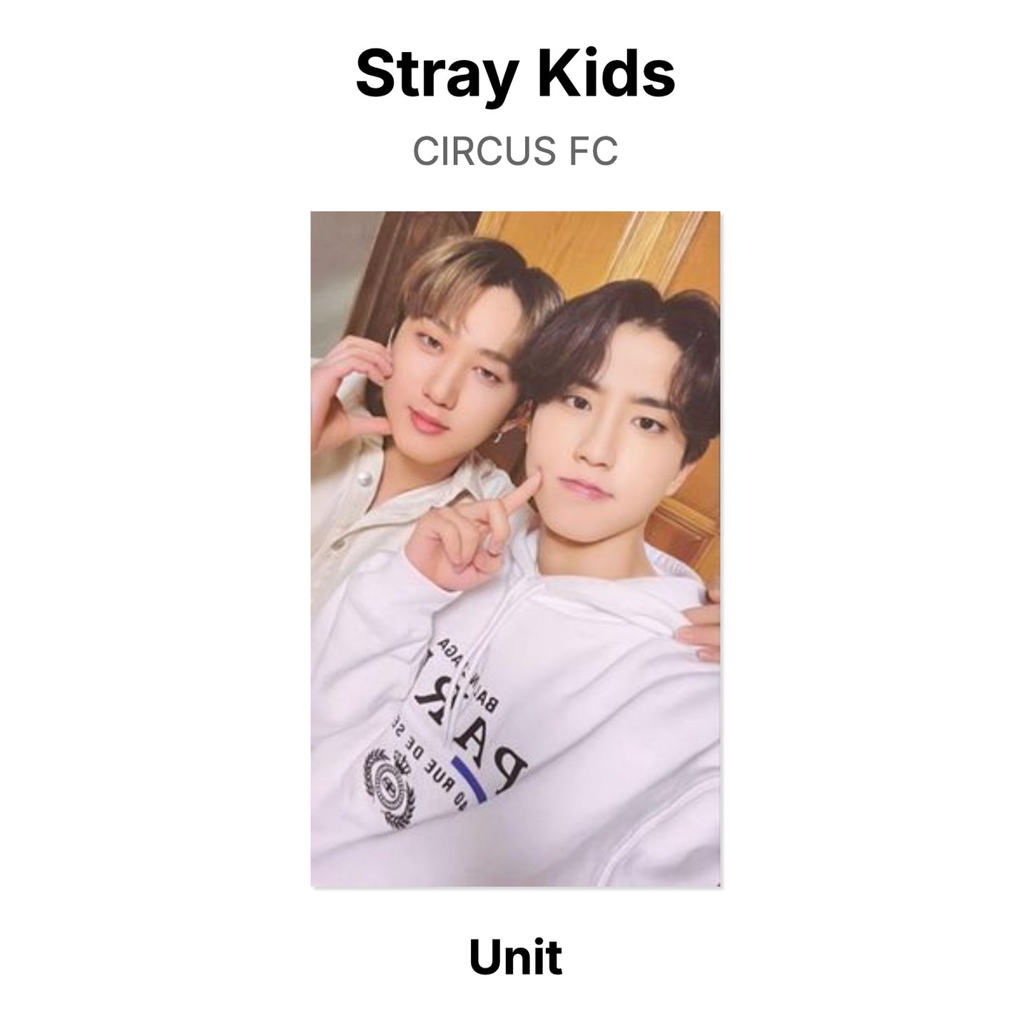 Stray Kids CIRCUS FC Official Photocard