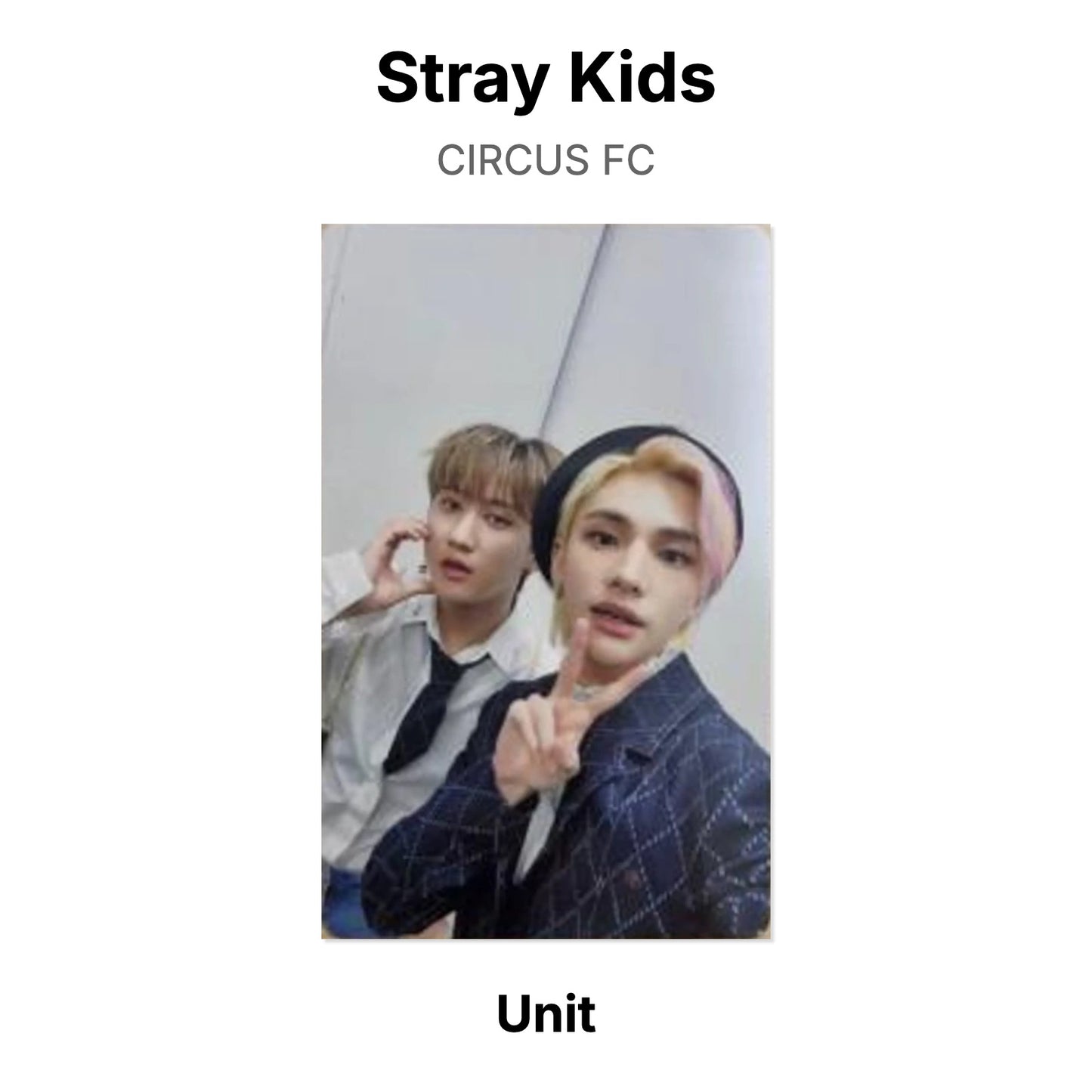 Stray Kids CIRCUS FC Official Photocard