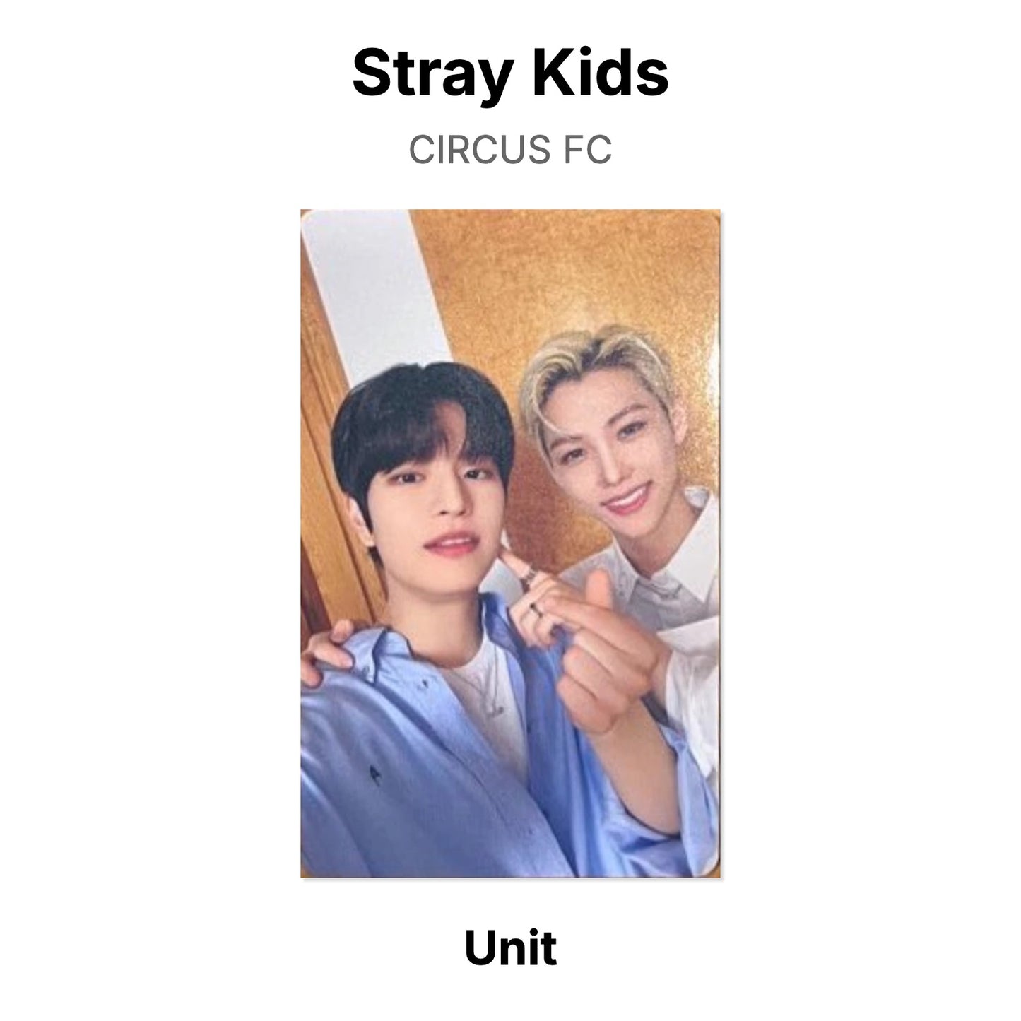 Stray Kids CIRCUS FC Official Photocard
