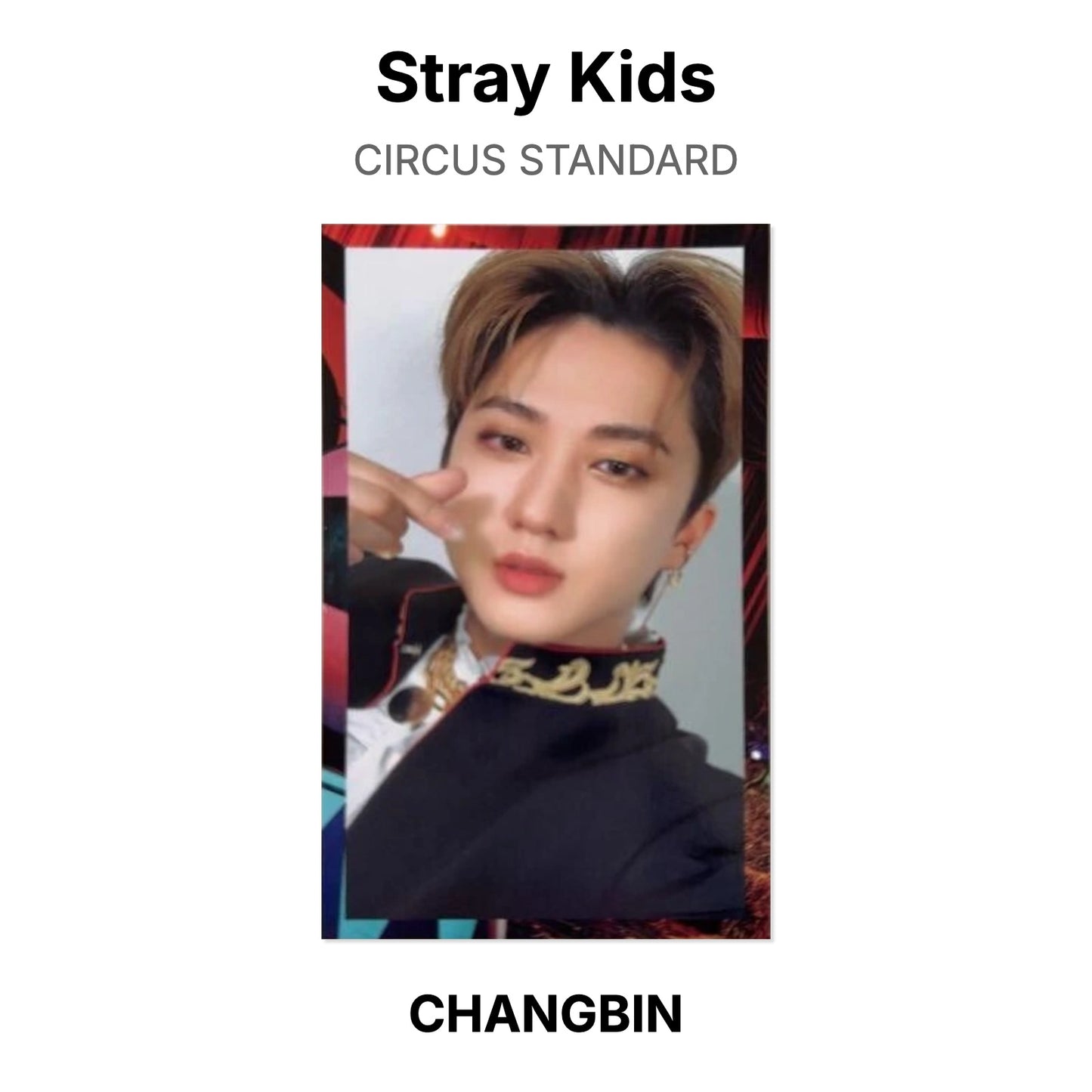 Stray Kids CIRCUS STANDARD photocard oficial