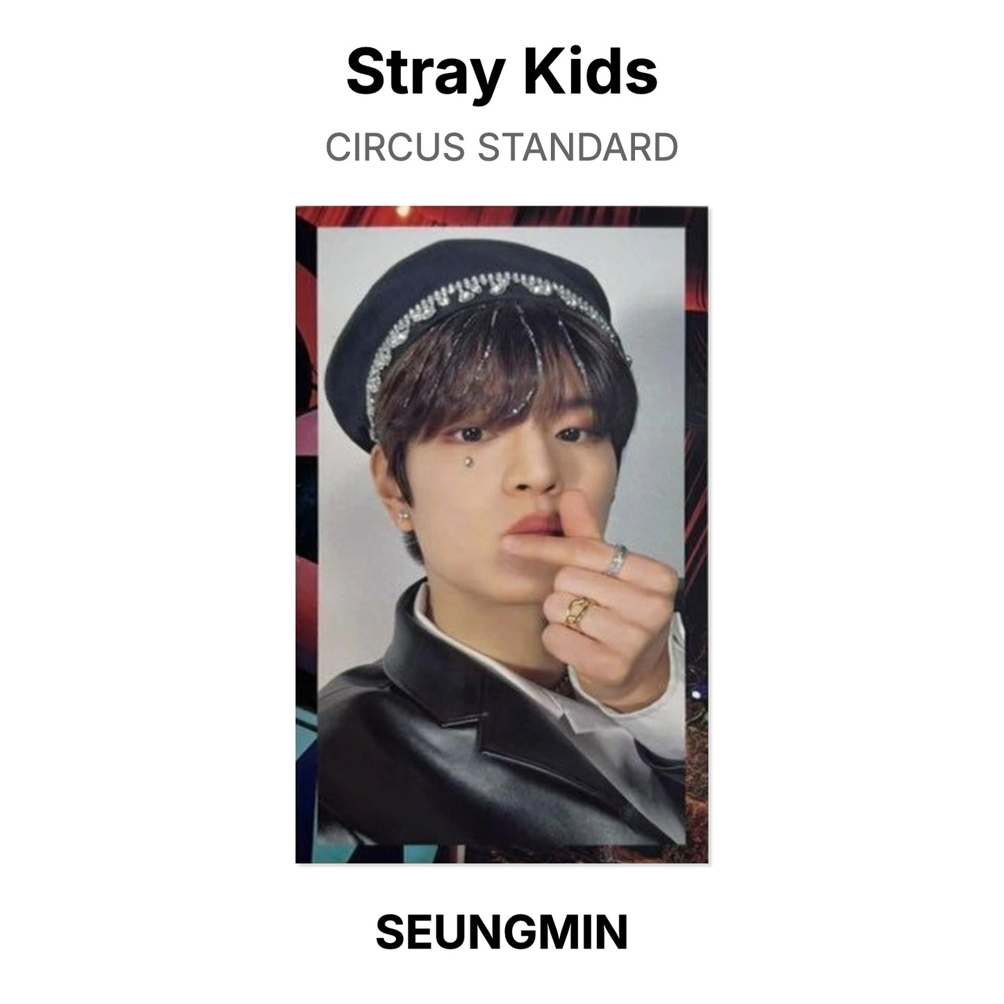 Stray Kids CIRCUS STANDARD photocard oficial